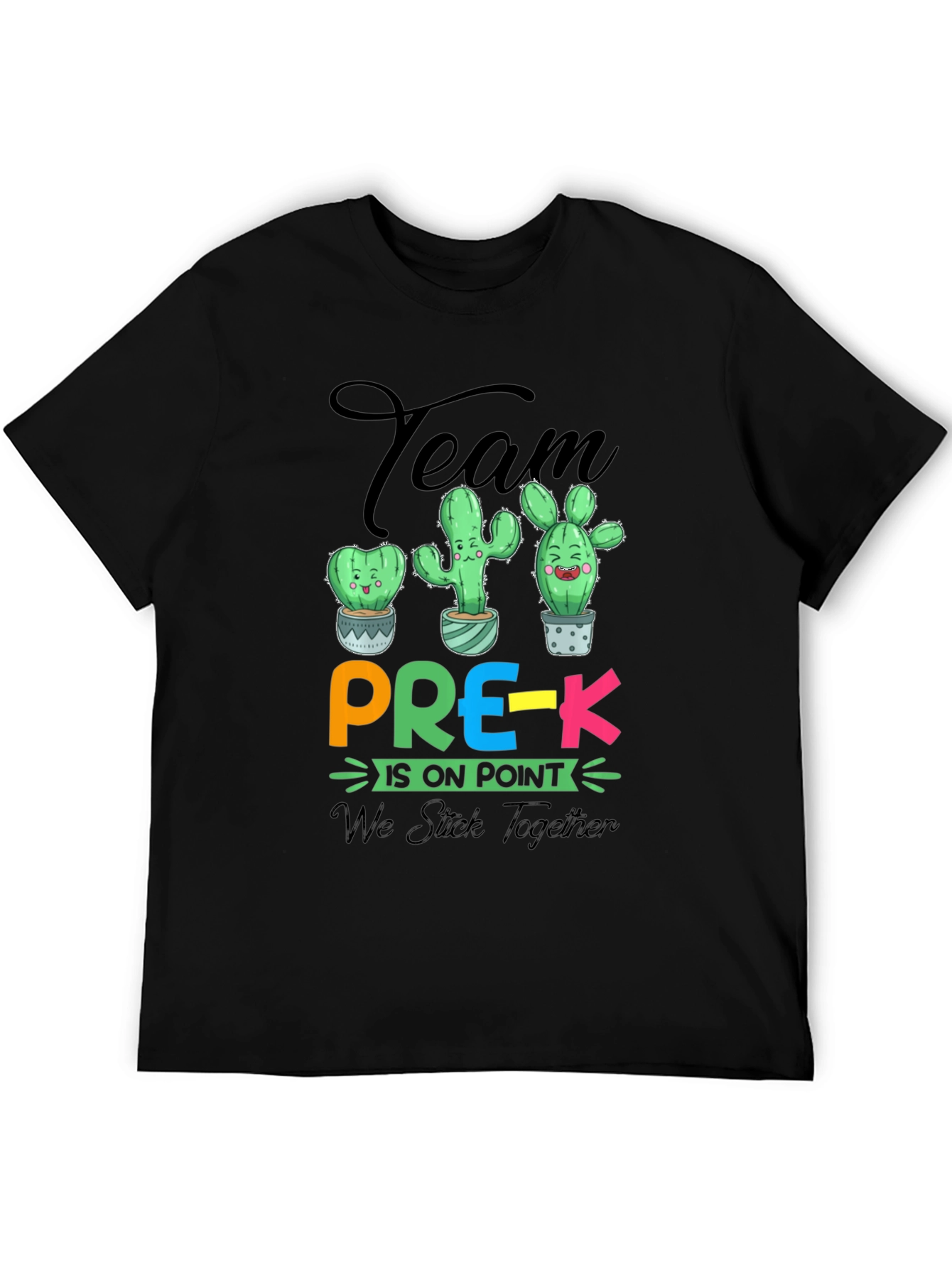 Team Pre-K Cactus T-Shirt - Teacher Appreciation Gift