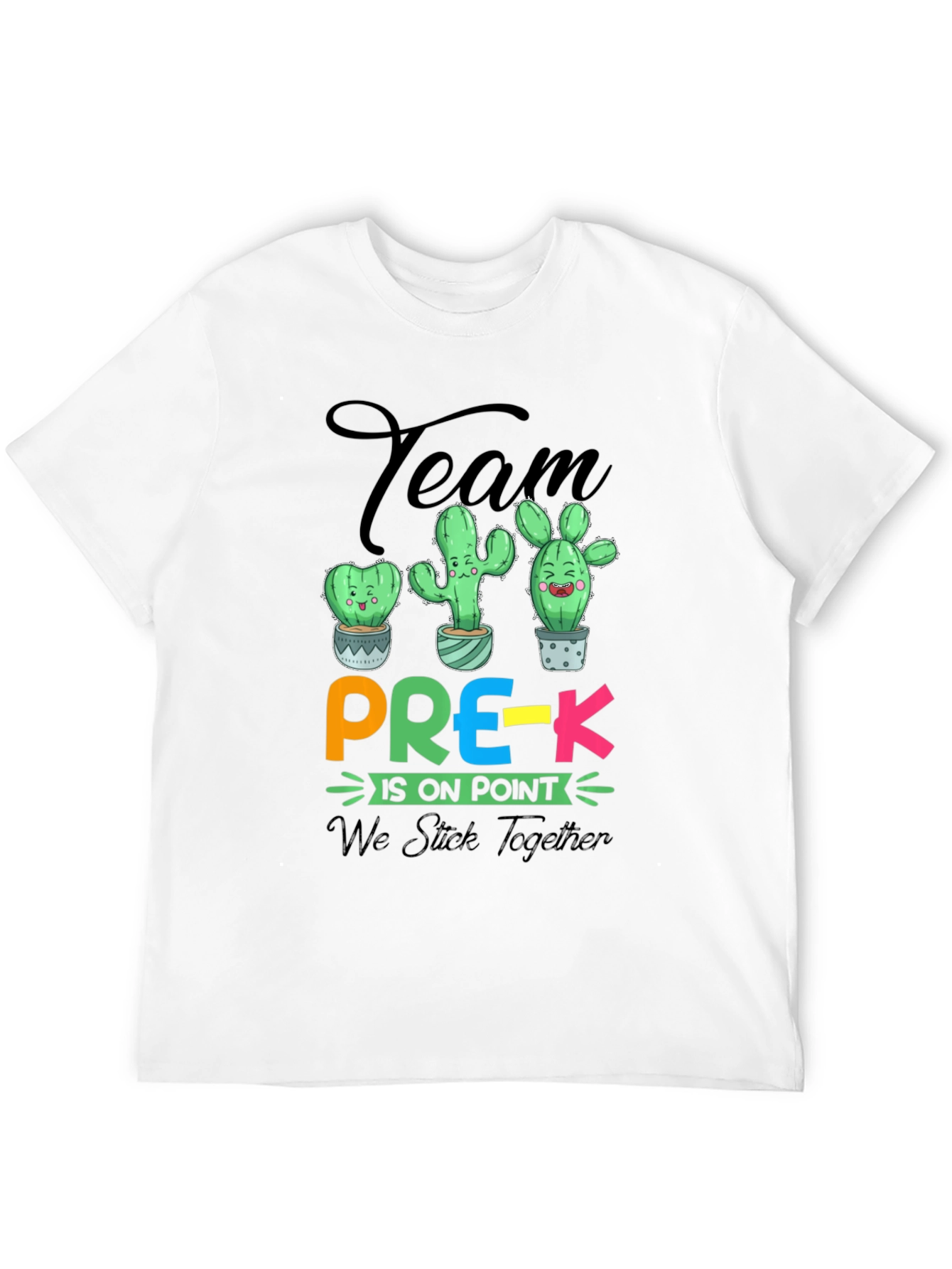Team Pre-K Cactus T-Shirt - Teacher Appreciation Gift