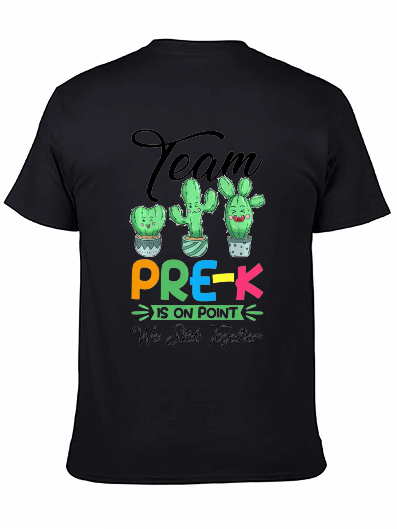 Team Pre-K Cactus T-Shirt - Teacher Appreciation Gift