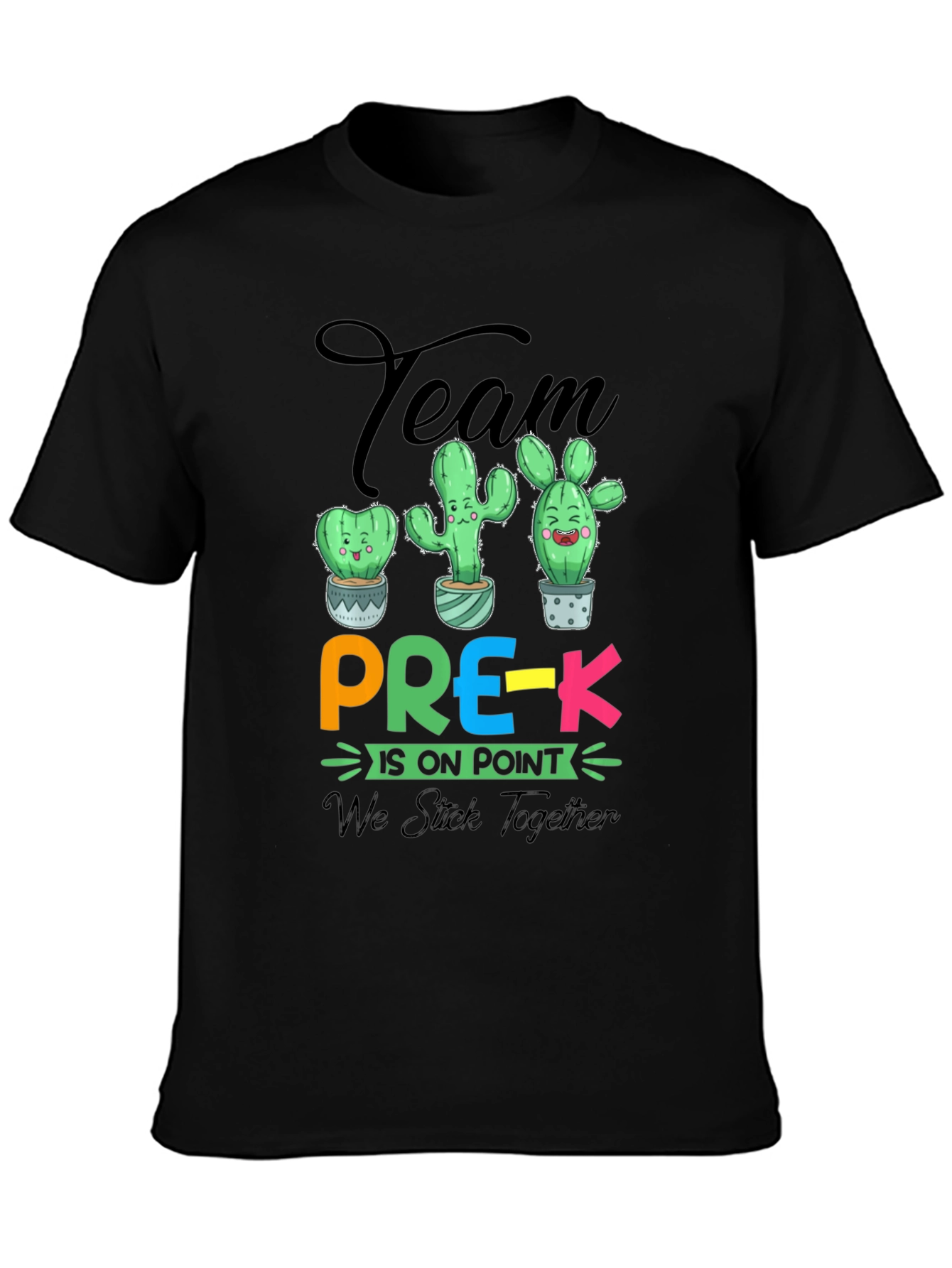Team Pre-K Cactus T-Shirt - Teacher Appreciation Gift