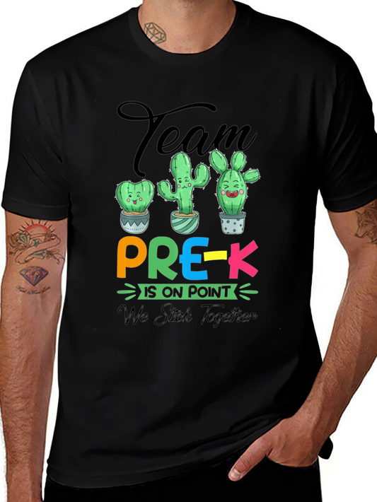 Team Pre-K Cactus T-Shirt - Teacher Appreciation Gift
