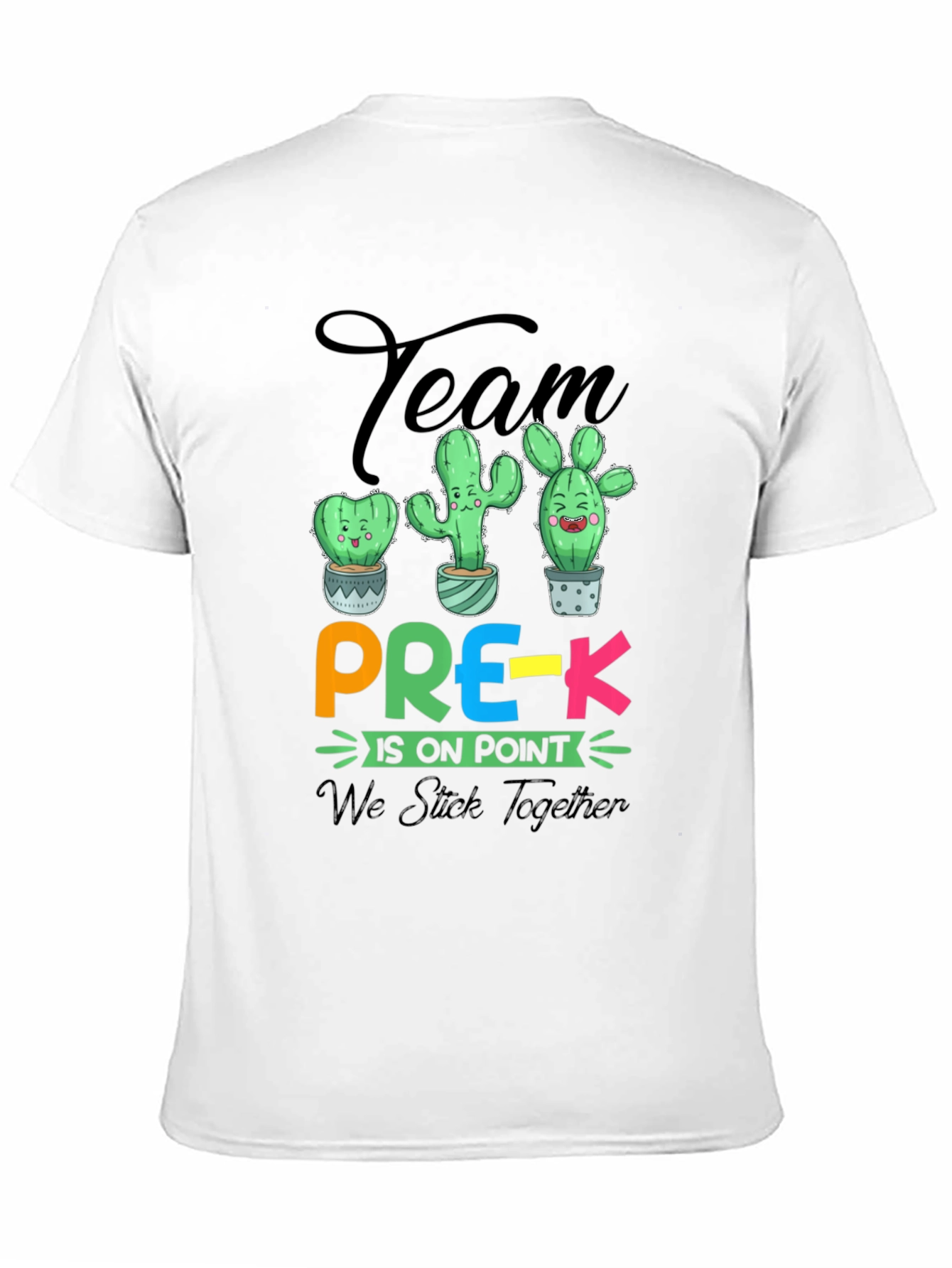 Team Pre-K Cactus T-Shirt - Teacher Appreciation Gift