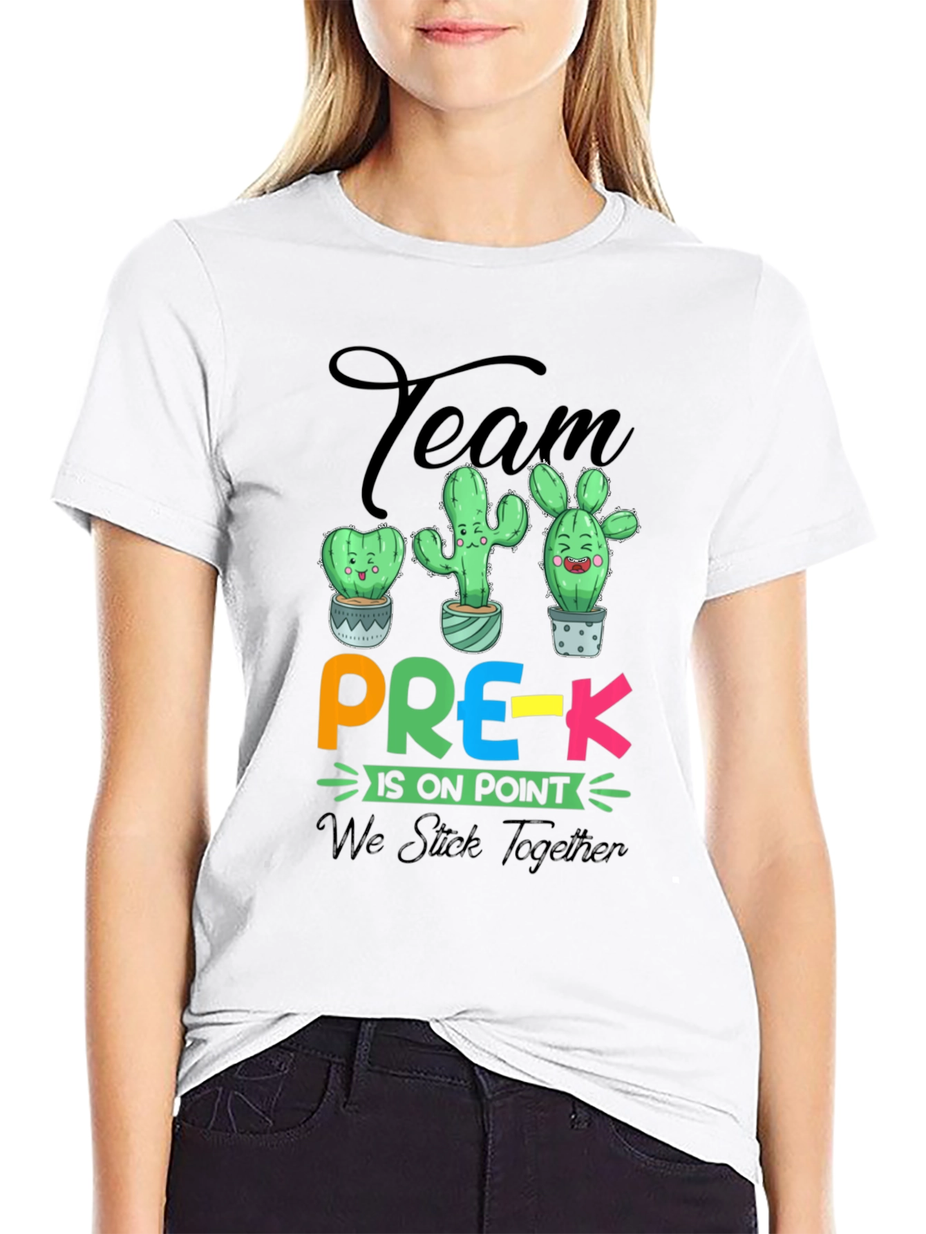 Team Pre-K Cactus T-Shirt - Teacher Appreciation Gift