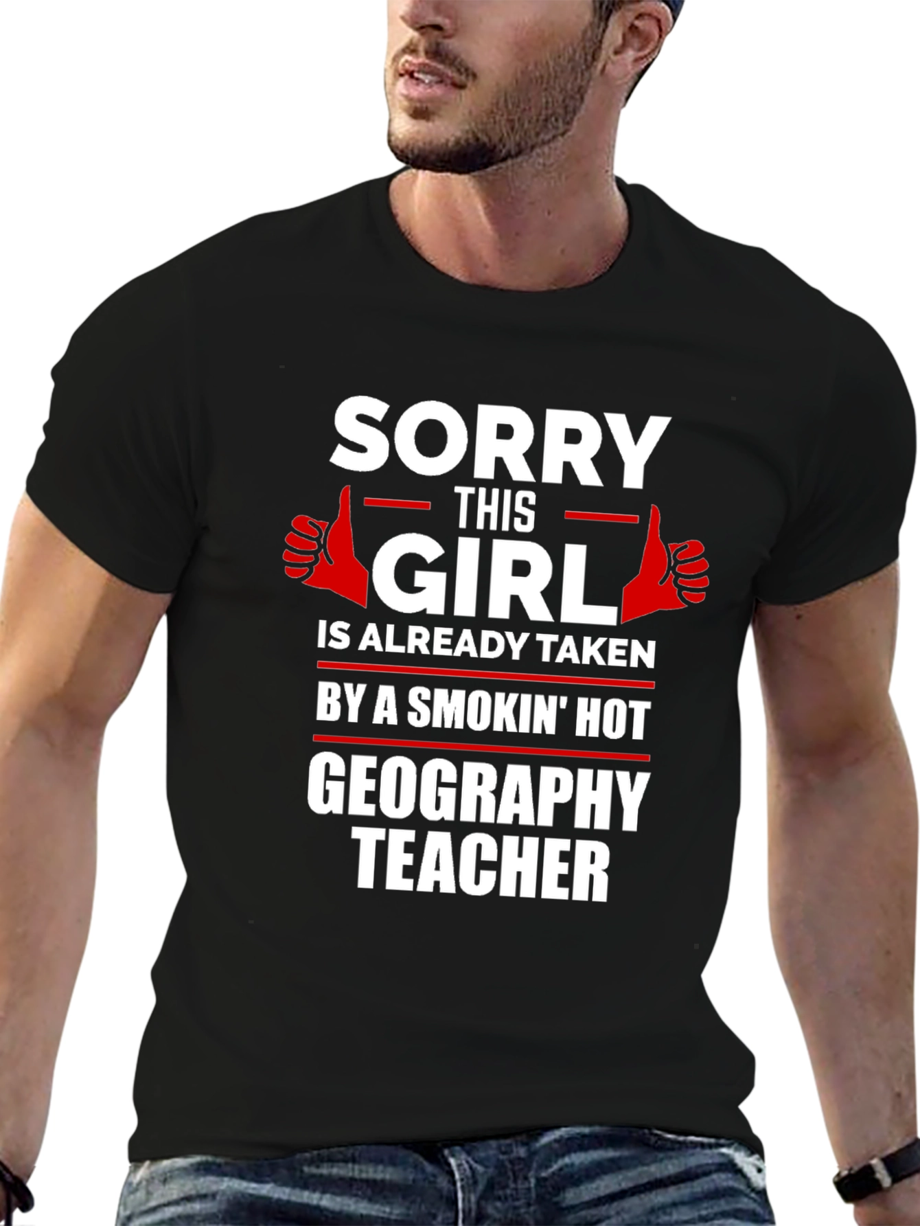 Smokin Hot Geography Teacher Graphic Tee