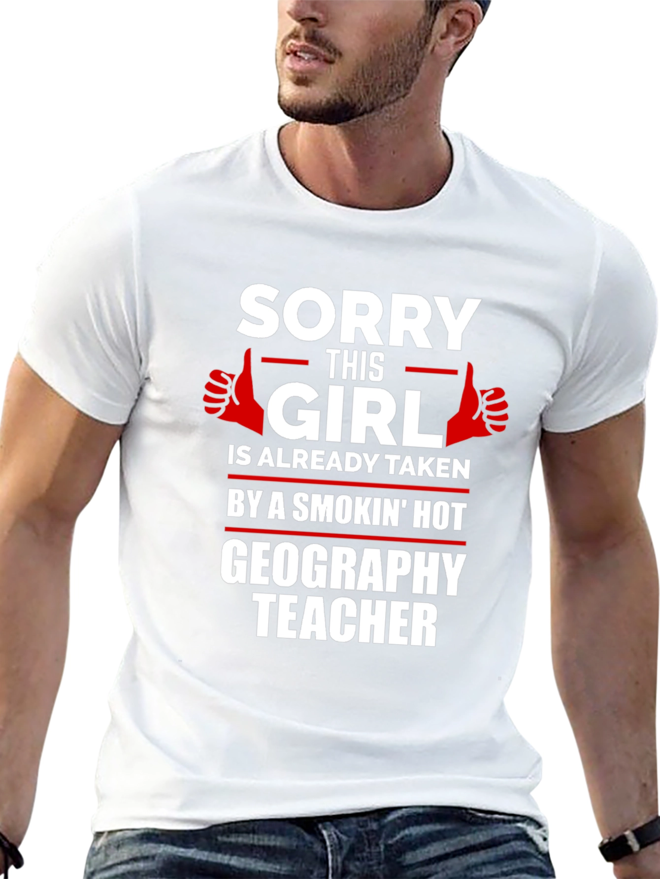 Smokin Hot Geography Teacher Graphic Tee