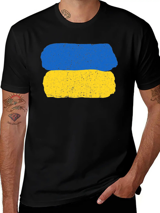 Ukraine Flag Timeless Short Sleeve Tee – Comfy And Minimalist Design