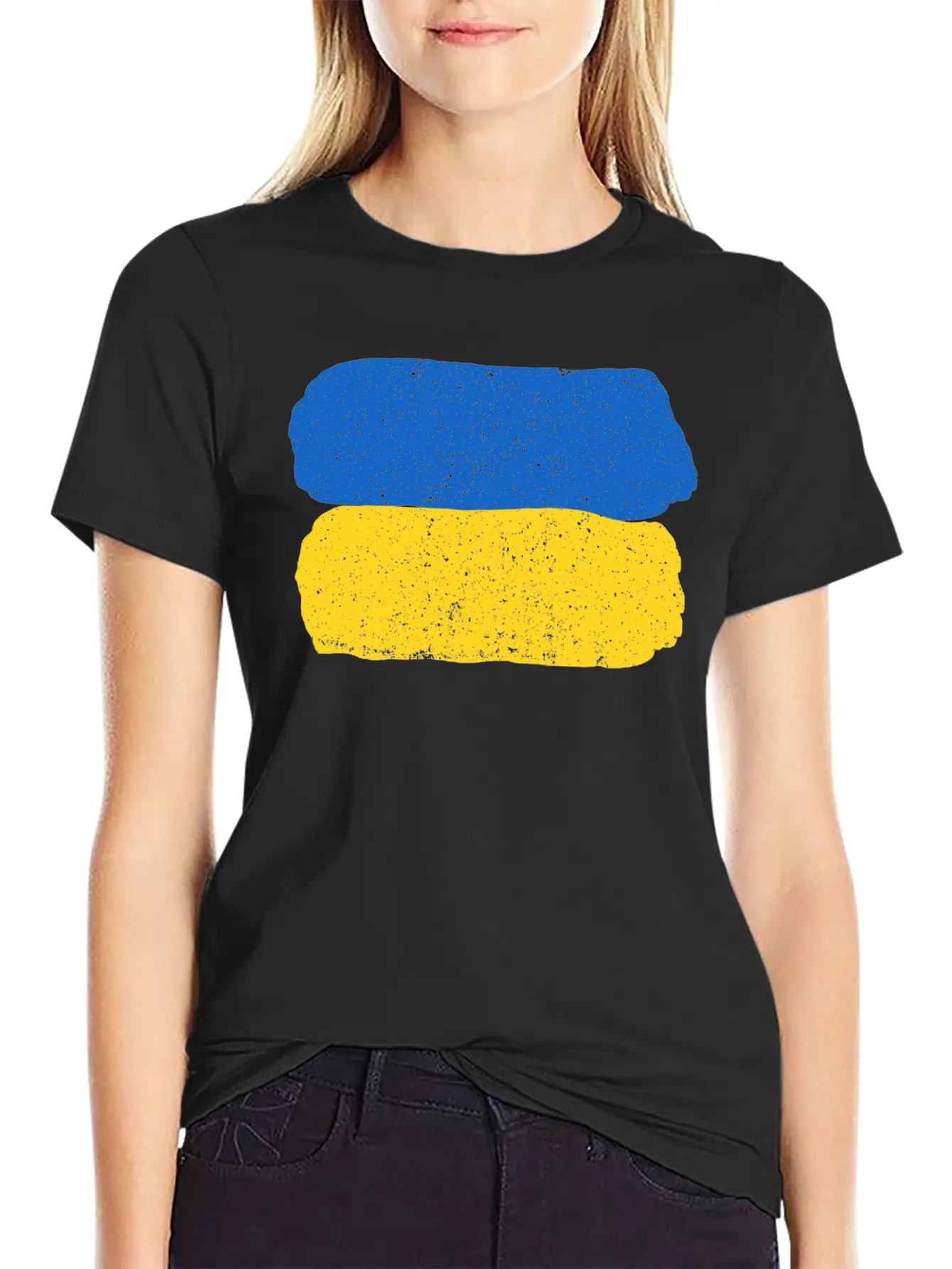 Ukraine Flag Timeless Short Sleeve Tee – Comfy And Minimalist Design