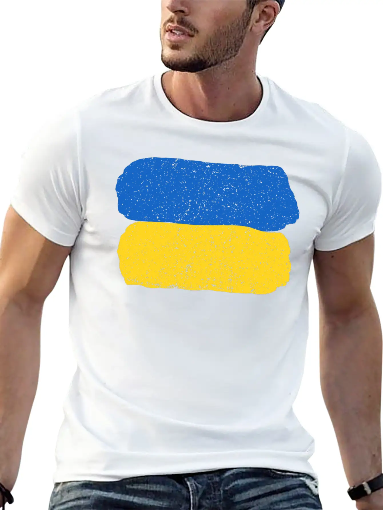 Ukraine Flag Timeless Short Sleeve Tee – Comfy And Minimalist Design