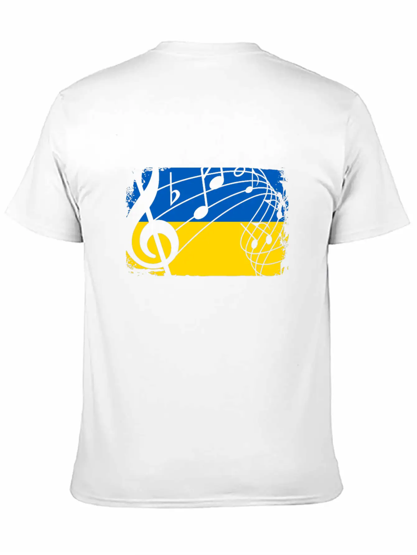 Ukraine Music Flag Timeless Short Sleeve Tee – Comfy And Minimalist Design