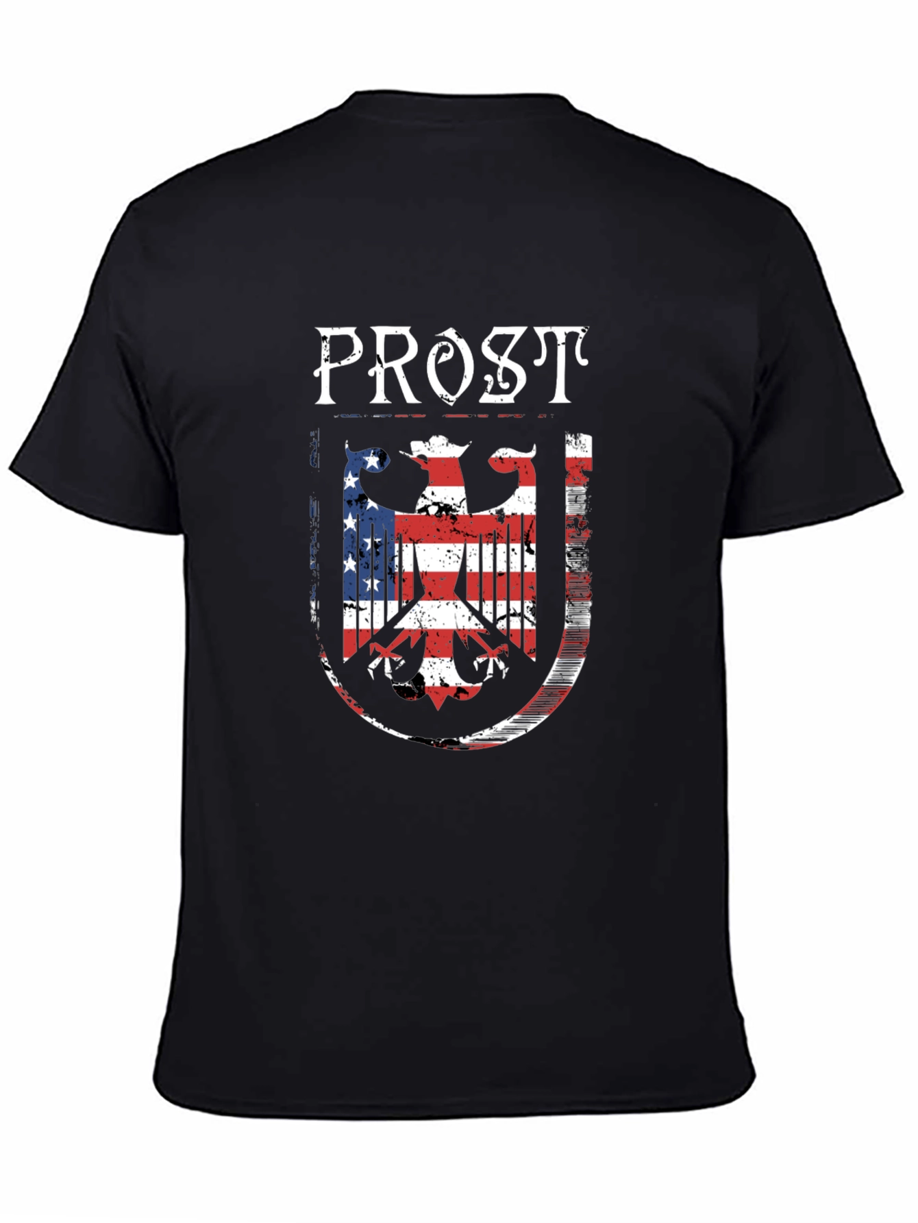 Prost German-American Flag Graphic T-Shirt
