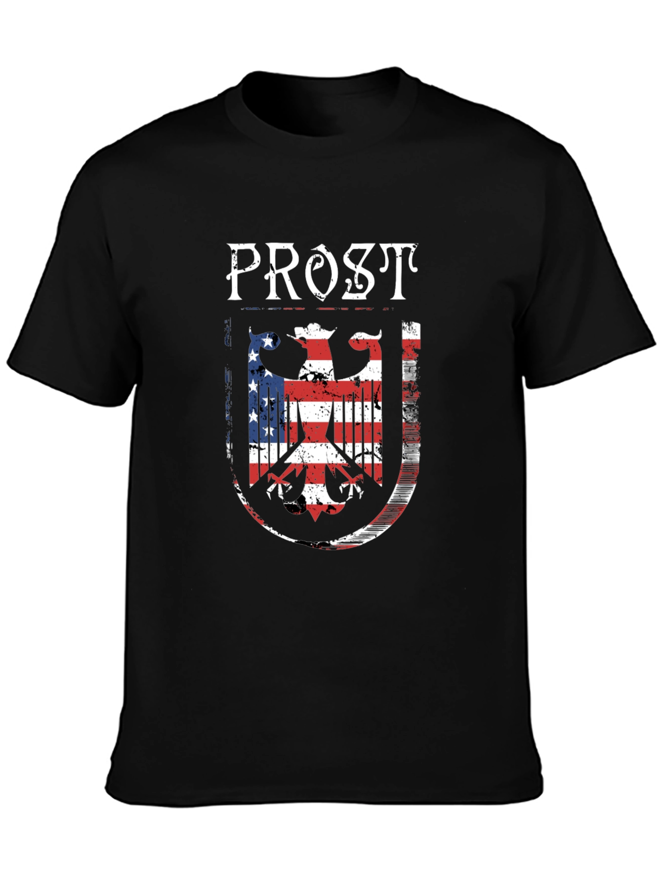 Prost German-American Flag Graphic T-Shirt