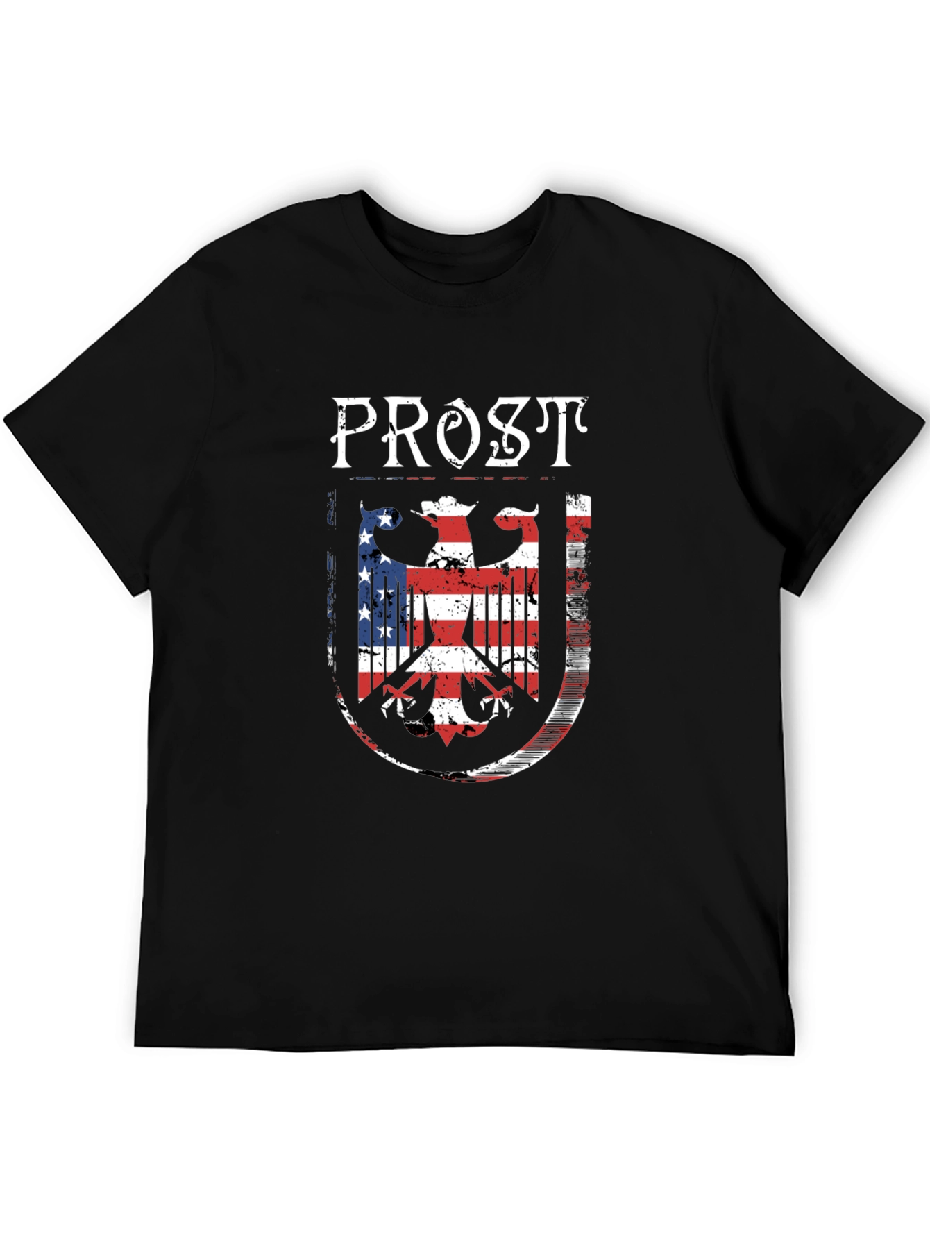 Prost German-American Flag Graphic T-Shirt