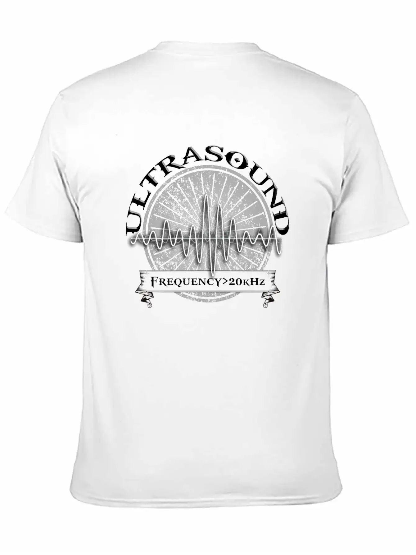 Ultrasound Sound Wave And Frequency Stylish Everyday T-Shirt – Unisex Basic Cotton Tee