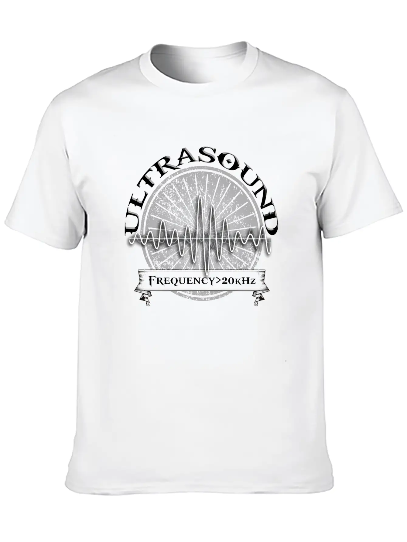 Ultrasound Sound Wave And Frequency Stylish Everyday T-Shirt – Unisex Basic Cotton Tee