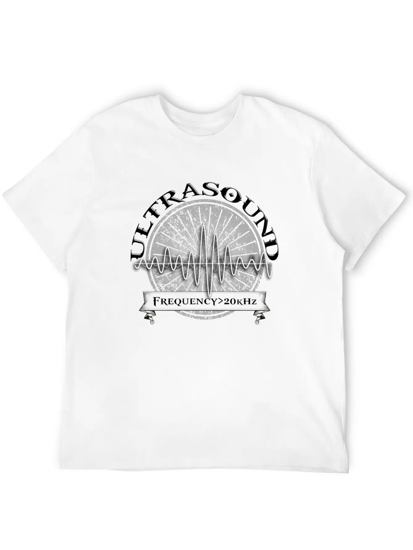 Ultrasound Sound Wave And Frequency Stylish Everyday T-Shirt – Unisex Basic Cotton Tee