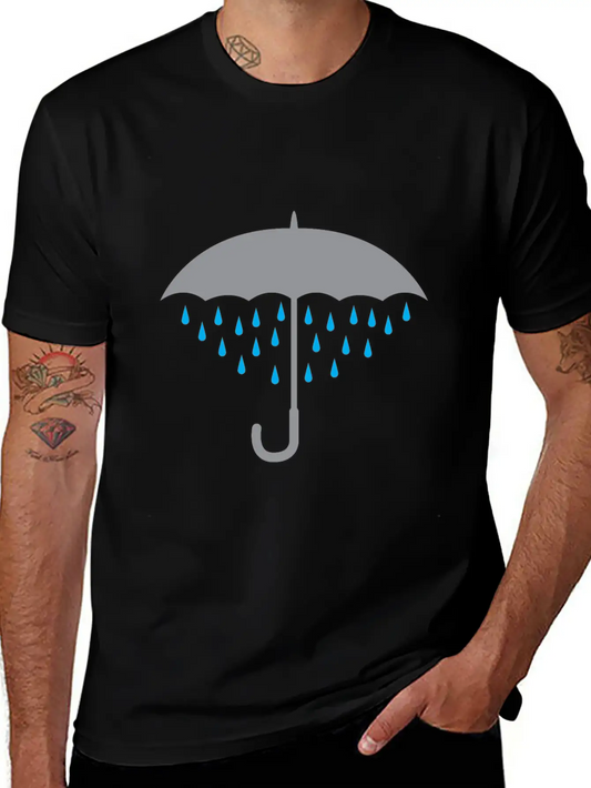 Umbrella Rain Gift Present Christmas Stylish Everyday T-Shirt – Unisex Basic Cotton Tee