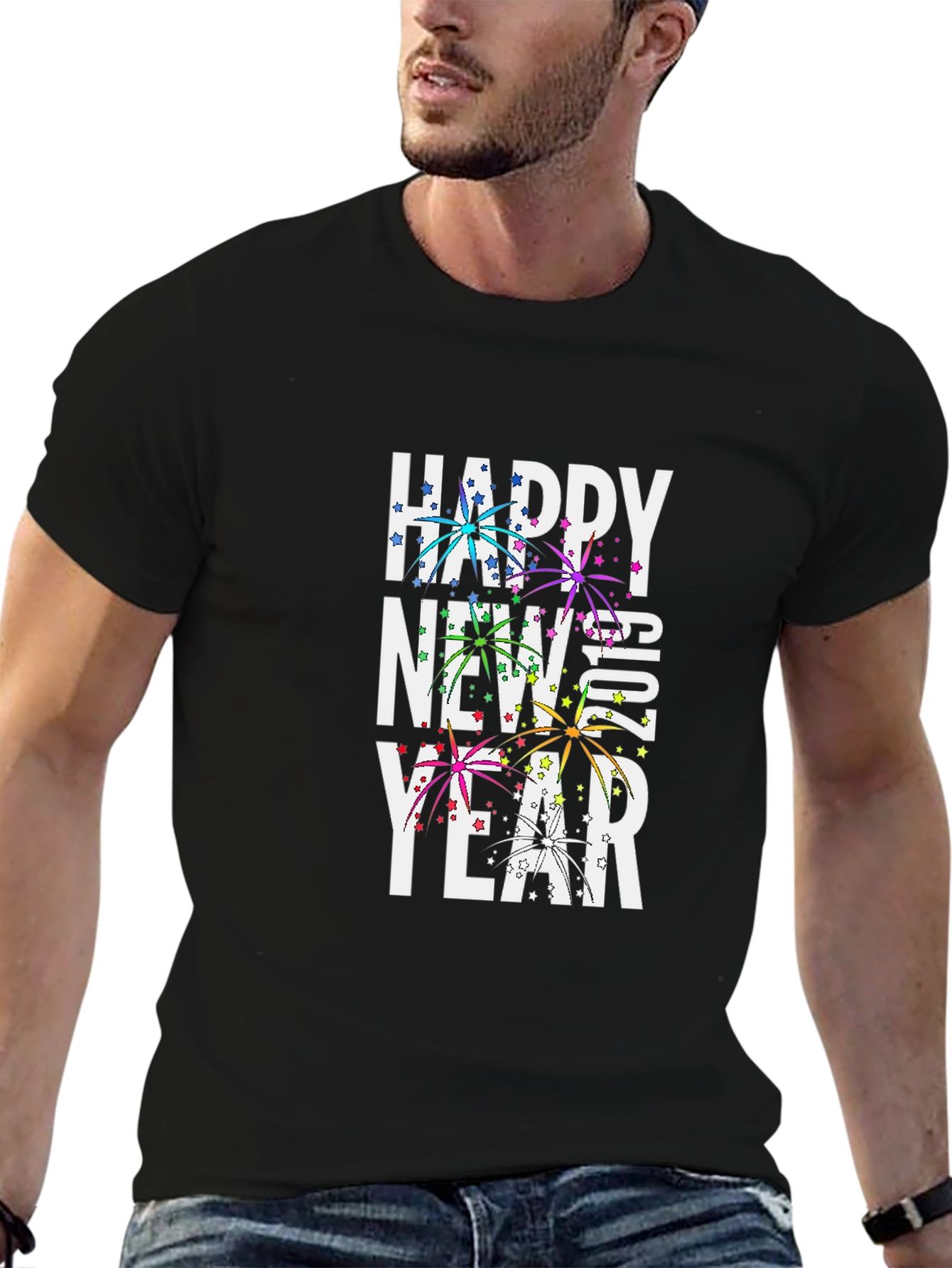 Happy New Year 2019 Graphic T-Shirt