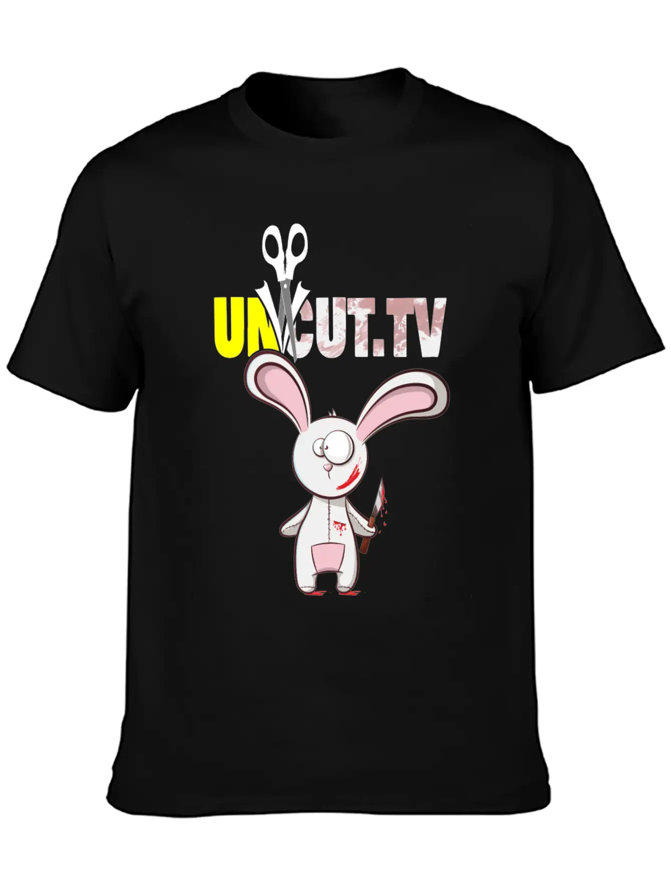 Uncut. TV Horror Movie Reviews Outfit Uncut Film Comfortable Minimalist Graphic Tee – Summer Style Essential