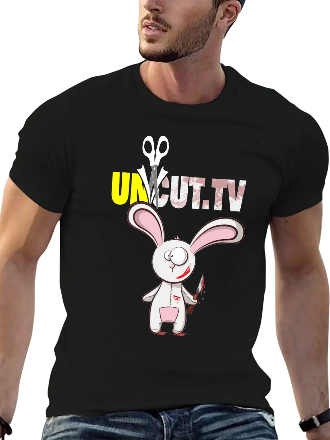 Uncut. TV Horror Movie Reviews Outfit Uncut Film Comfortable Minimalist Graphic Tee – Summer Style Essential
