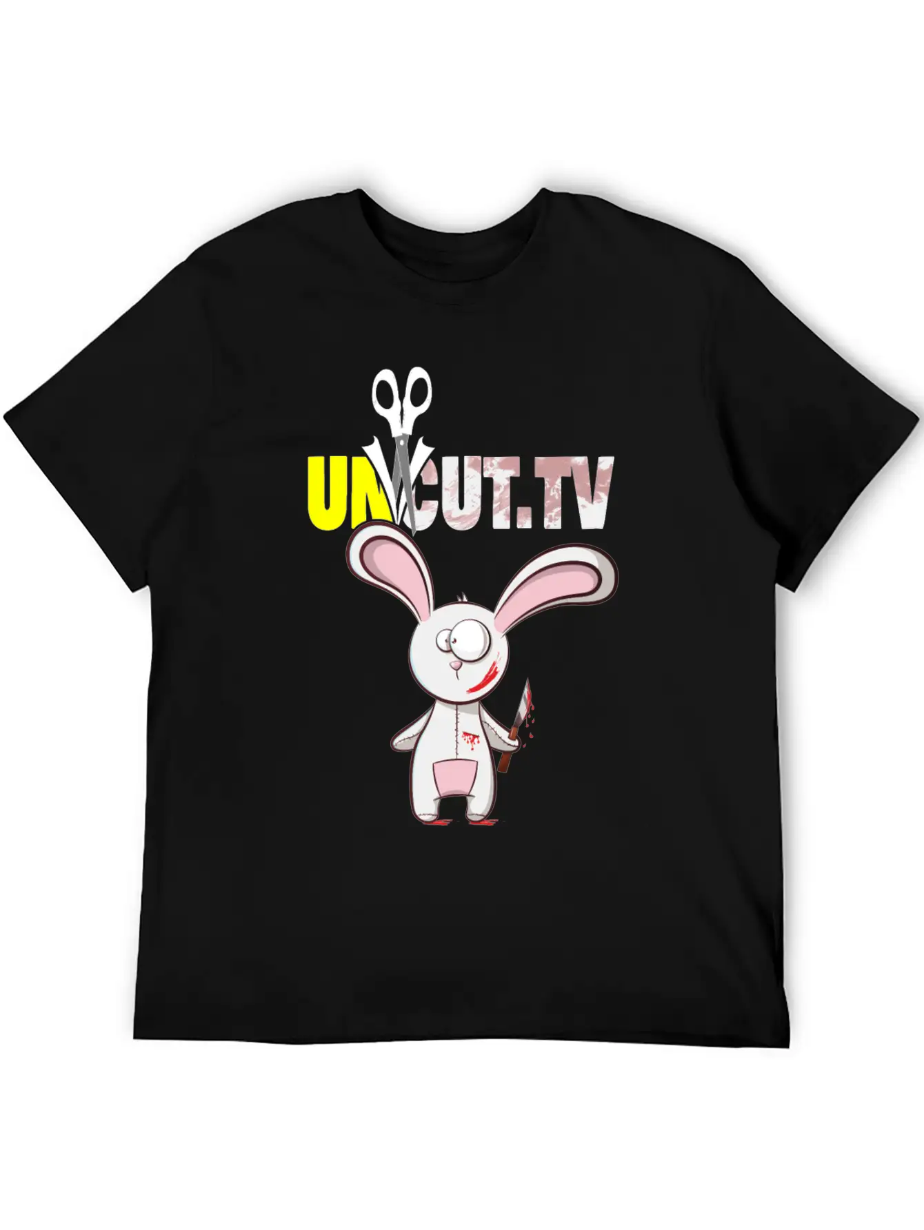 Uncut. TV Horror Movie Reviews Outfit Uncut Film Comfortable Minimalist Graphic Tee – Summer Style Essential