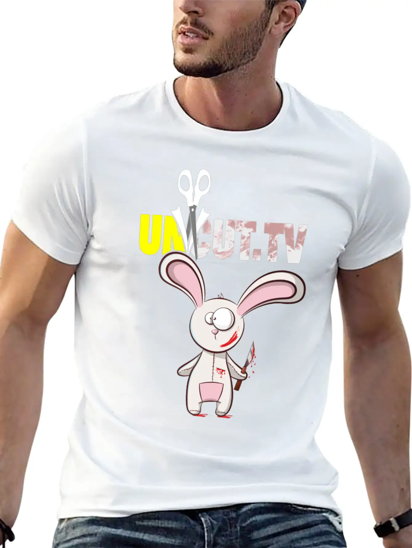 Uncut. TV Horror Movie Reviews Outfit Uncut Film Comfortable Minimalist Graphic Tee – Summer Style Essential