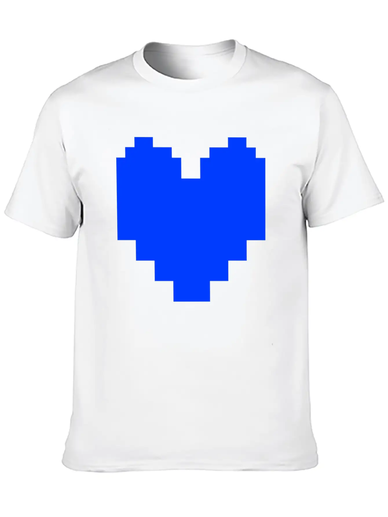 Undertale Blue Heart Pocket Basic Graphic T-Shirt – Daily Comfort In Soft Cotton