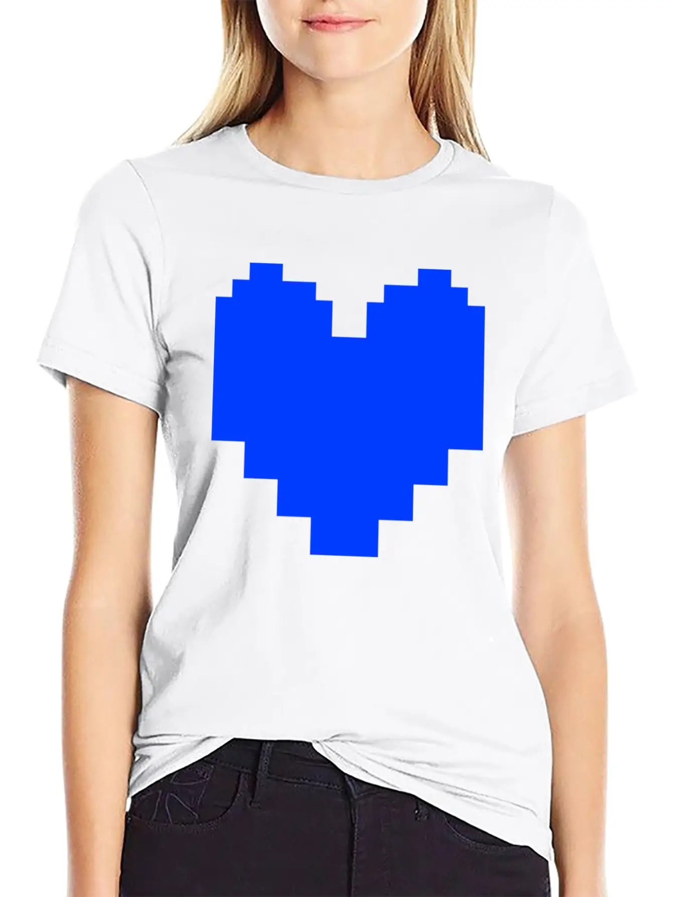 Undertale Blue Heart Pocket Basic Graphic T-Shirt – Daily Comfort In Soft Cotton