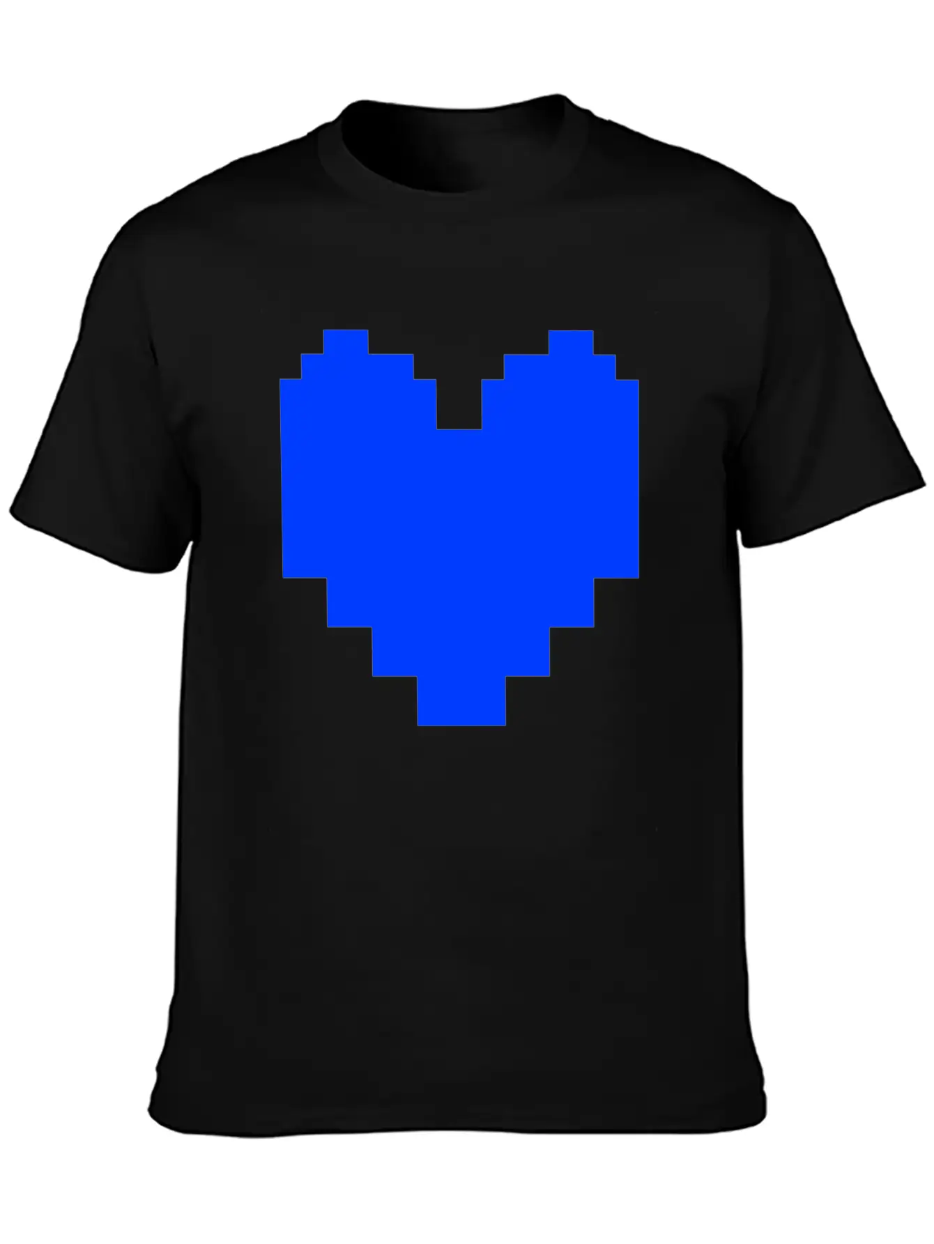 Undertale Blue Heart Pocket Basic Graphic T-Shirt – Daily Comfort In Soft Cotton
