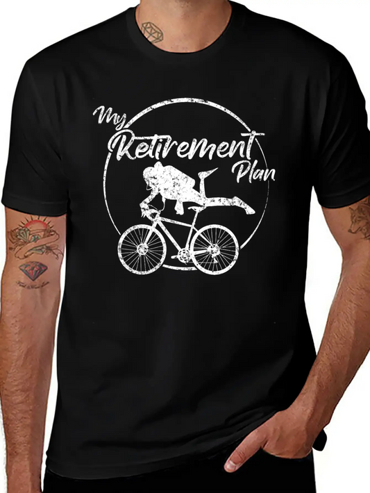 Underwater Cycling Comfortable Minimalist Graphic Tee – Summer Style Essential