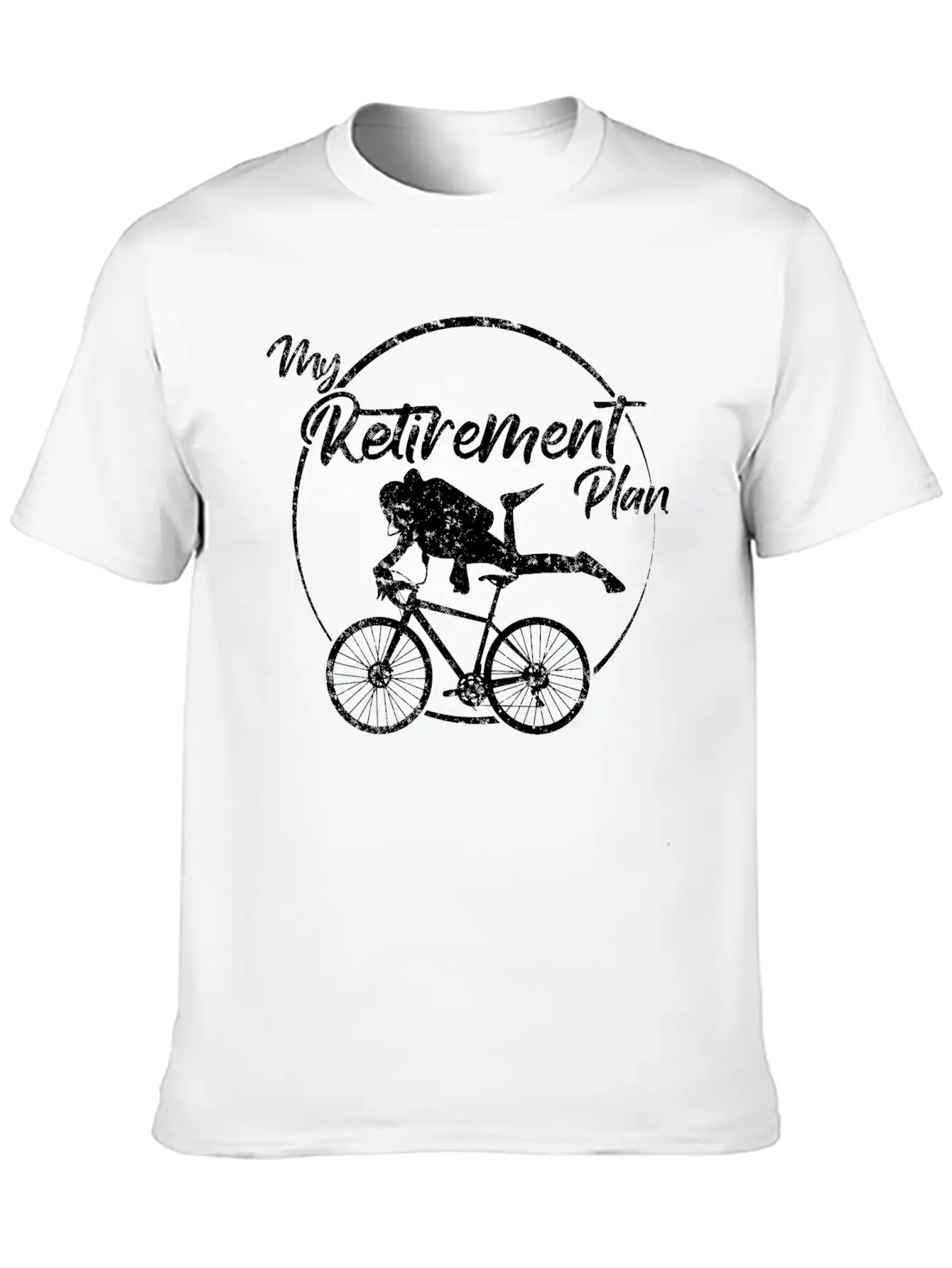 Underwater Cycling Comfortable Minimalist Graphic Tee – Summer Style Essential
