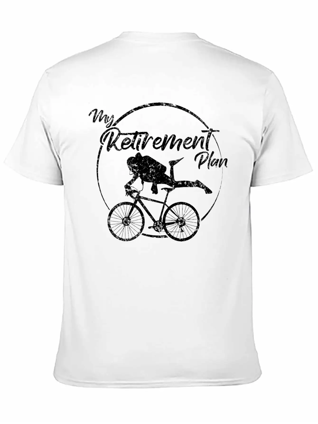 Underwater Cycling Comfortable Minimalist Graphic Tee – Summer Style Essential