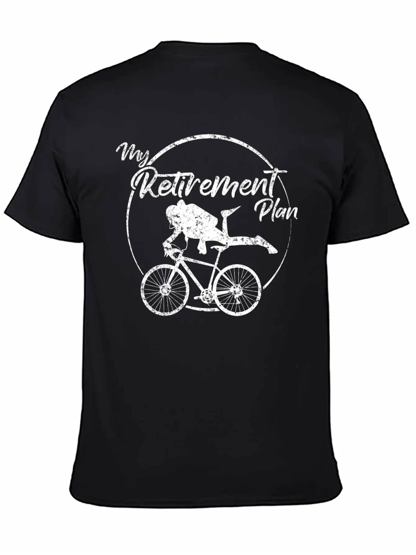 Underwater Cycling Comfortable Minimalist Graphic Tee – Summer Style Essential