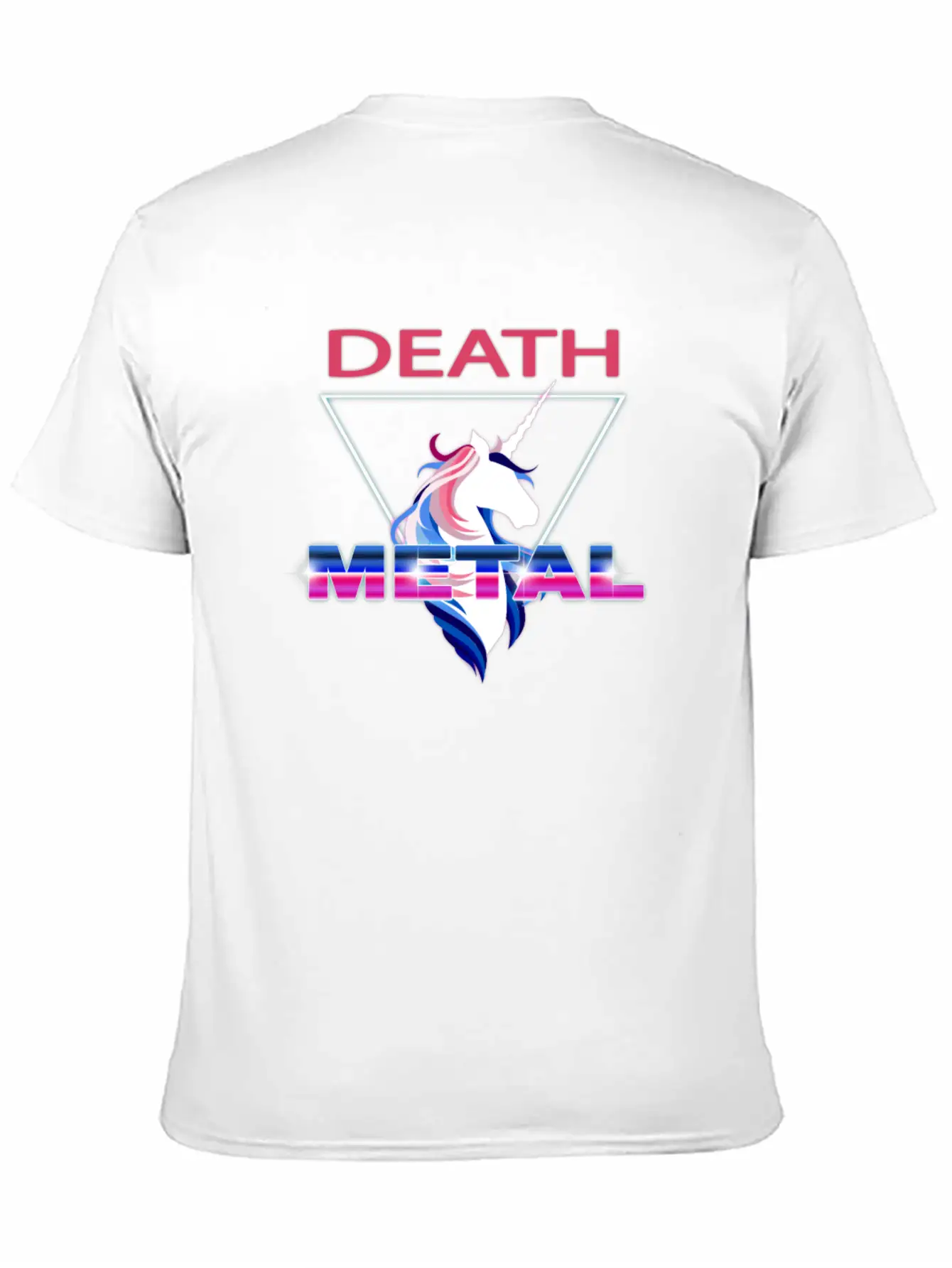 Unicorn Death Metal Comfortable Minimalist Graphic Tee – Summer Style Essential
