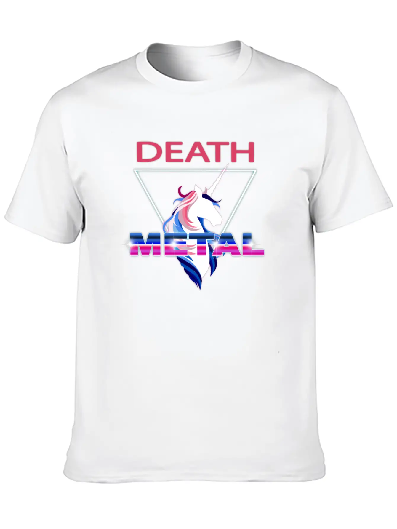 Unicorn Death Metal Comfortable Minimalist Graphic Tee – Summer Style Essential