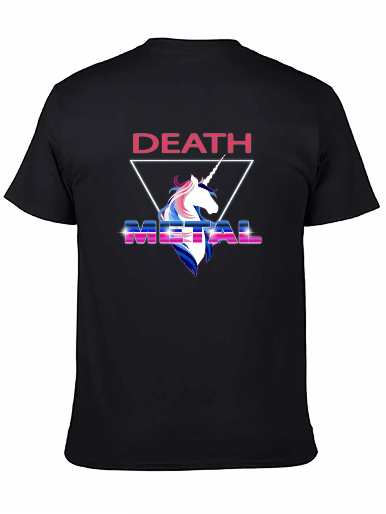 Unicorn Death Metal Comfortable Minimalist Graphic Tee – Summer Style Essential