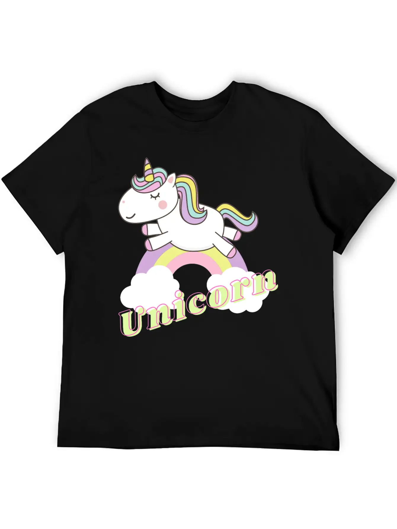 Unicorn Design For Unicorn Lover Stylish Everyday T-Shirt – Unisex Basic Cotton Tee
