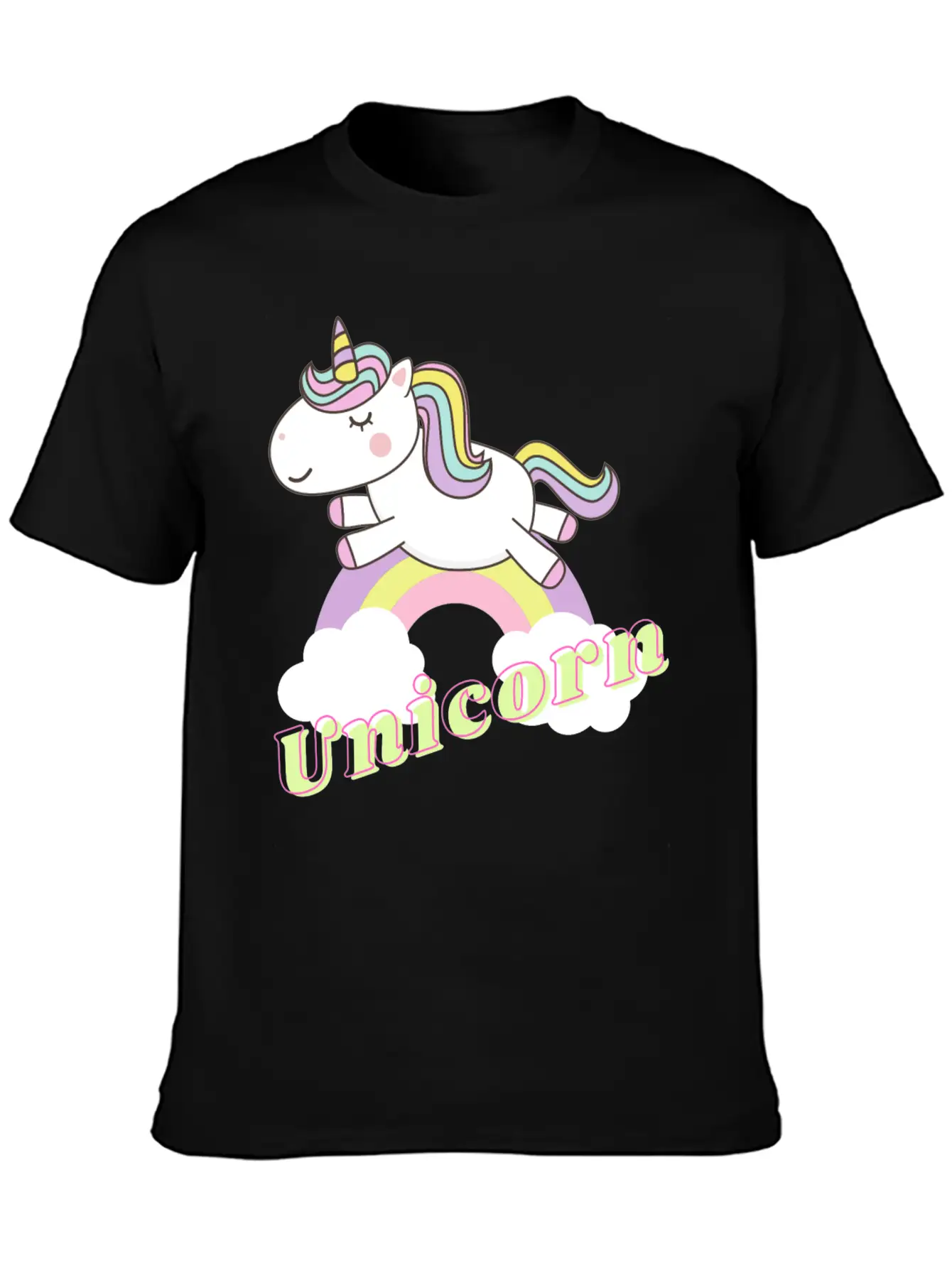 Unicorn Design For Unicorn Lover Stylish Everyday T-Shirt – Unisex Basic Cotton Tee