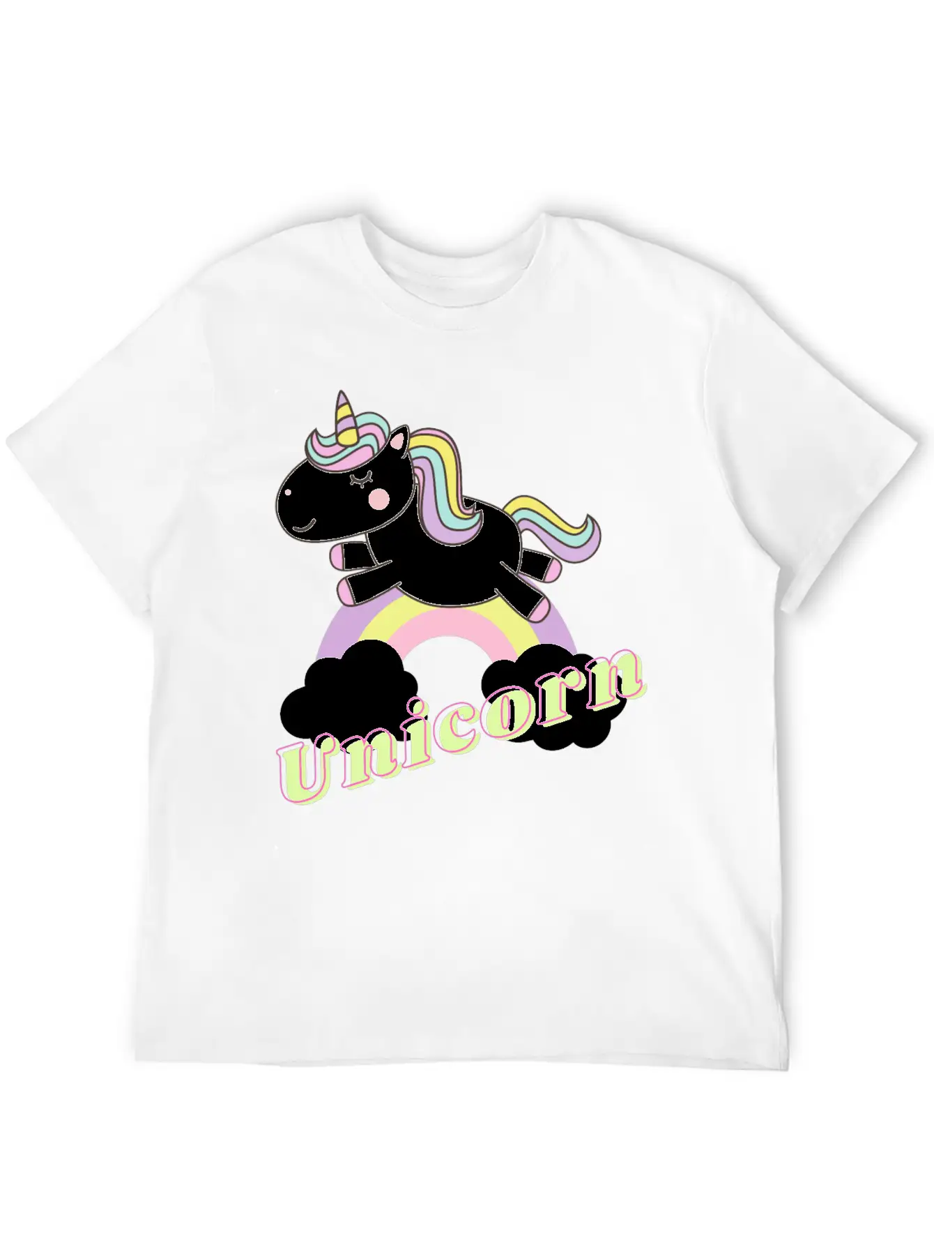 Unicorn Design For Unicorn Lover Stylish Everyday T-Shirt – Unisex Basic Cotton Tee