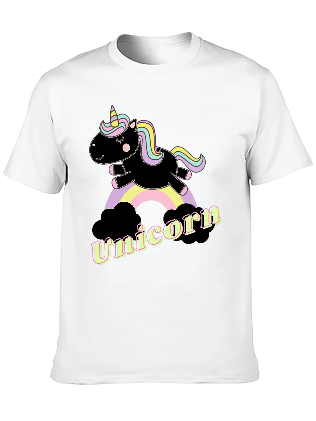 Unicorn Design For Unicorn Lover Stylish Everyday T-Shirt – Unisex Basic Cotton Tee