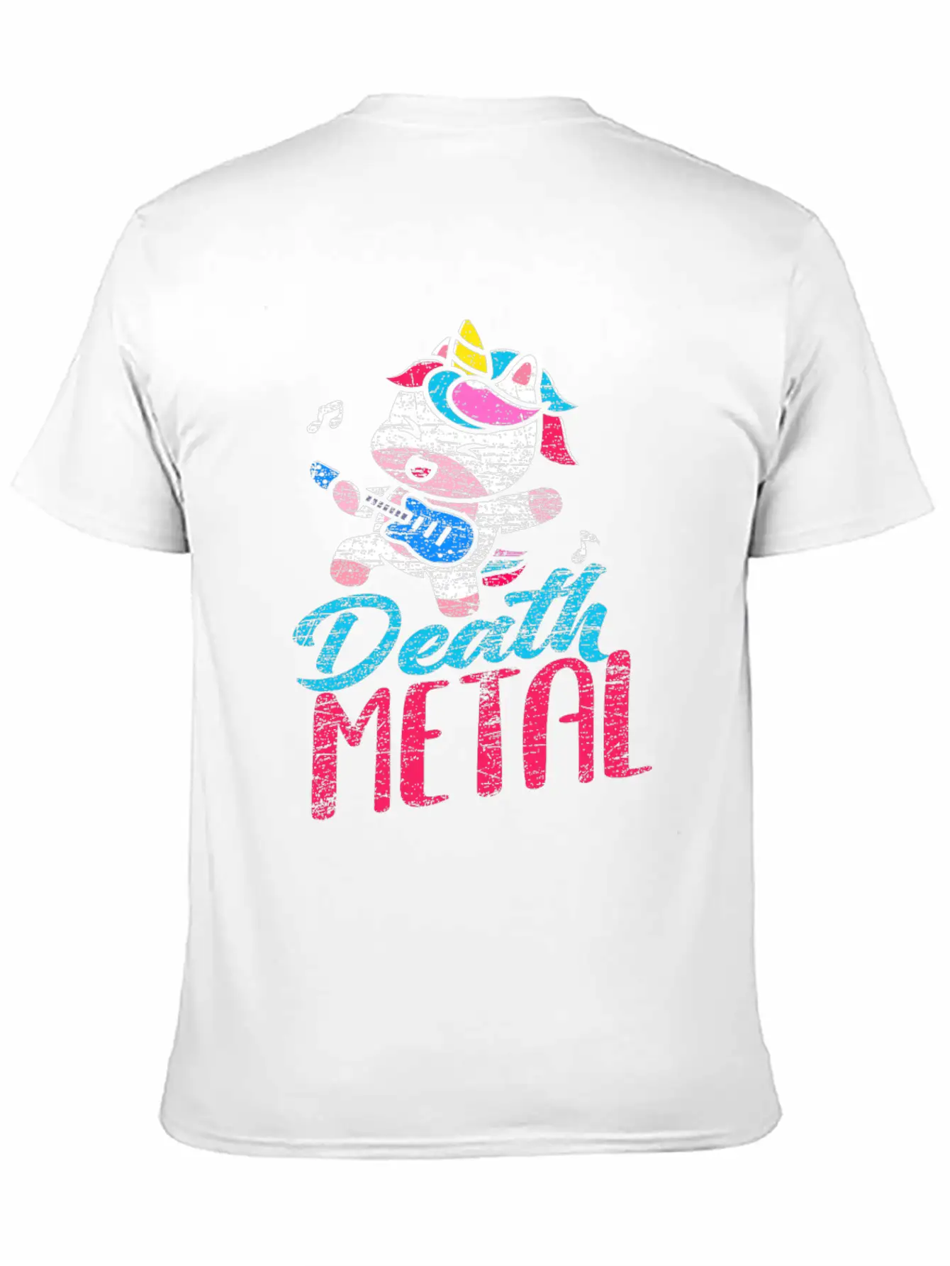 Unicorn Metal Music Death Metal Stylish Everyday T-Shirt – Unisex Basic Cotton Tee