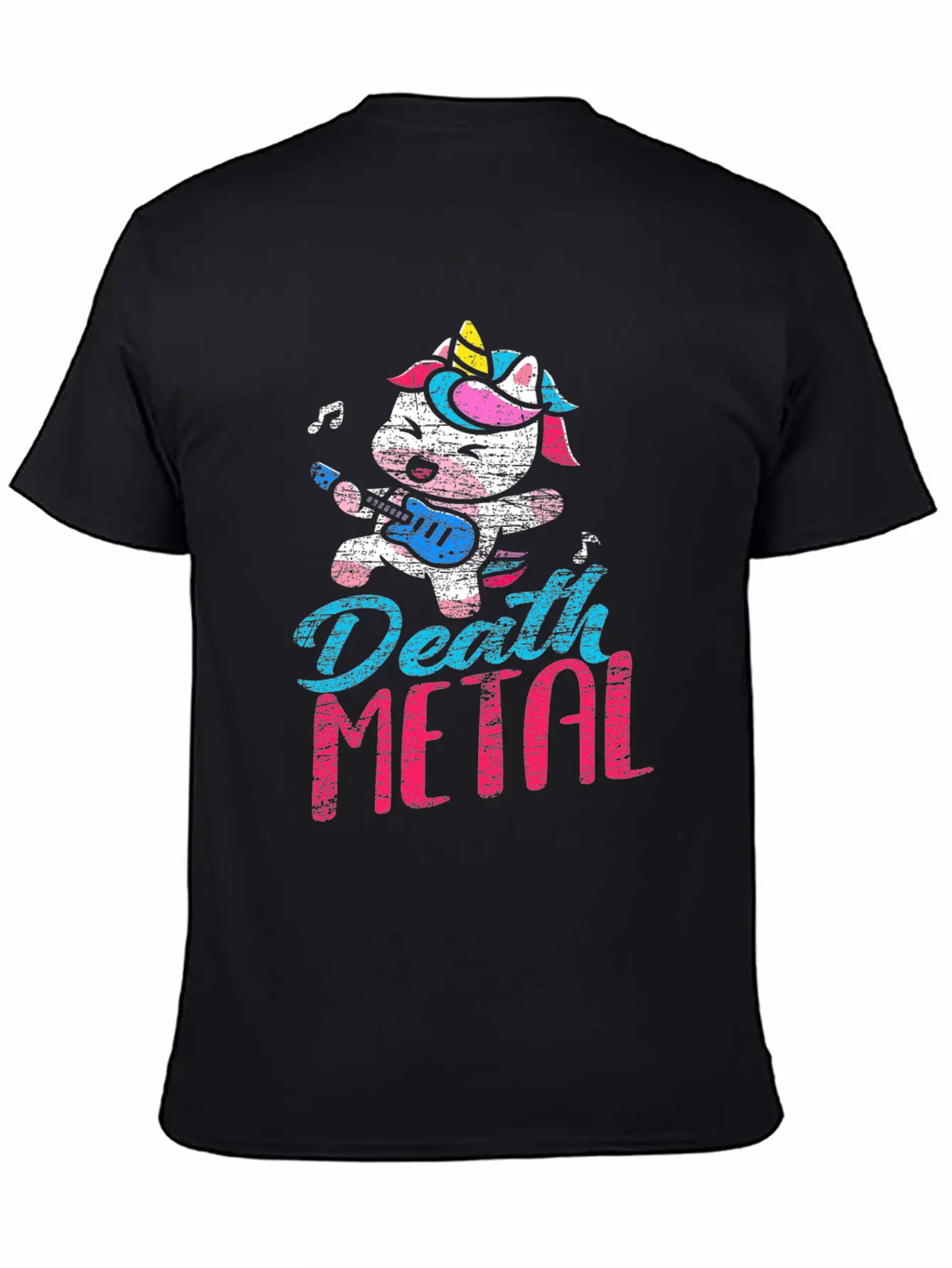 Unicorn Metal Music Death Metal Stylish Everyday T-Shirt – Unisex Basic Cotton Tee