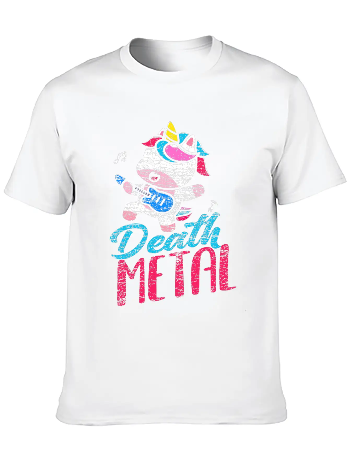 Unicorn Metal Music Death Metal Stylish Everyday T-Shirt – Unisex Basic Cotton Tee