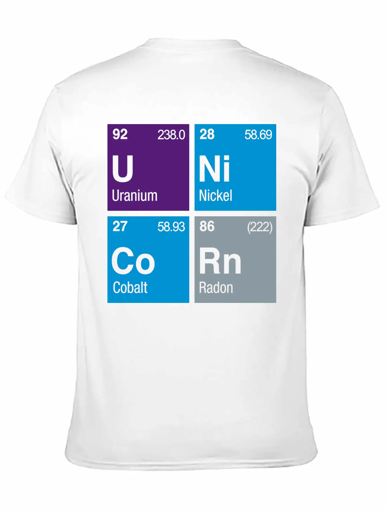 UNiCoRn Periodic Table Relaxed Everyday Tee – Lightweight And Durable Cotton