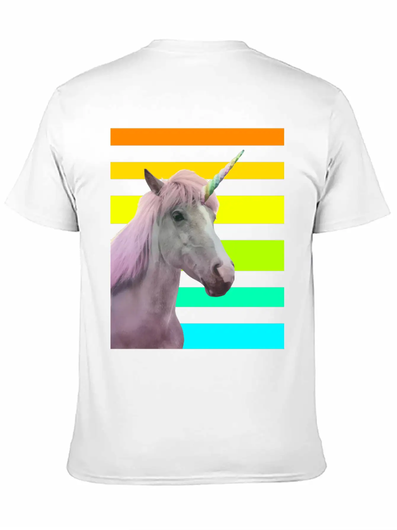 Unicorn Sunset Essential Unisex Summer Tee – Soft Cotton Casual Fit