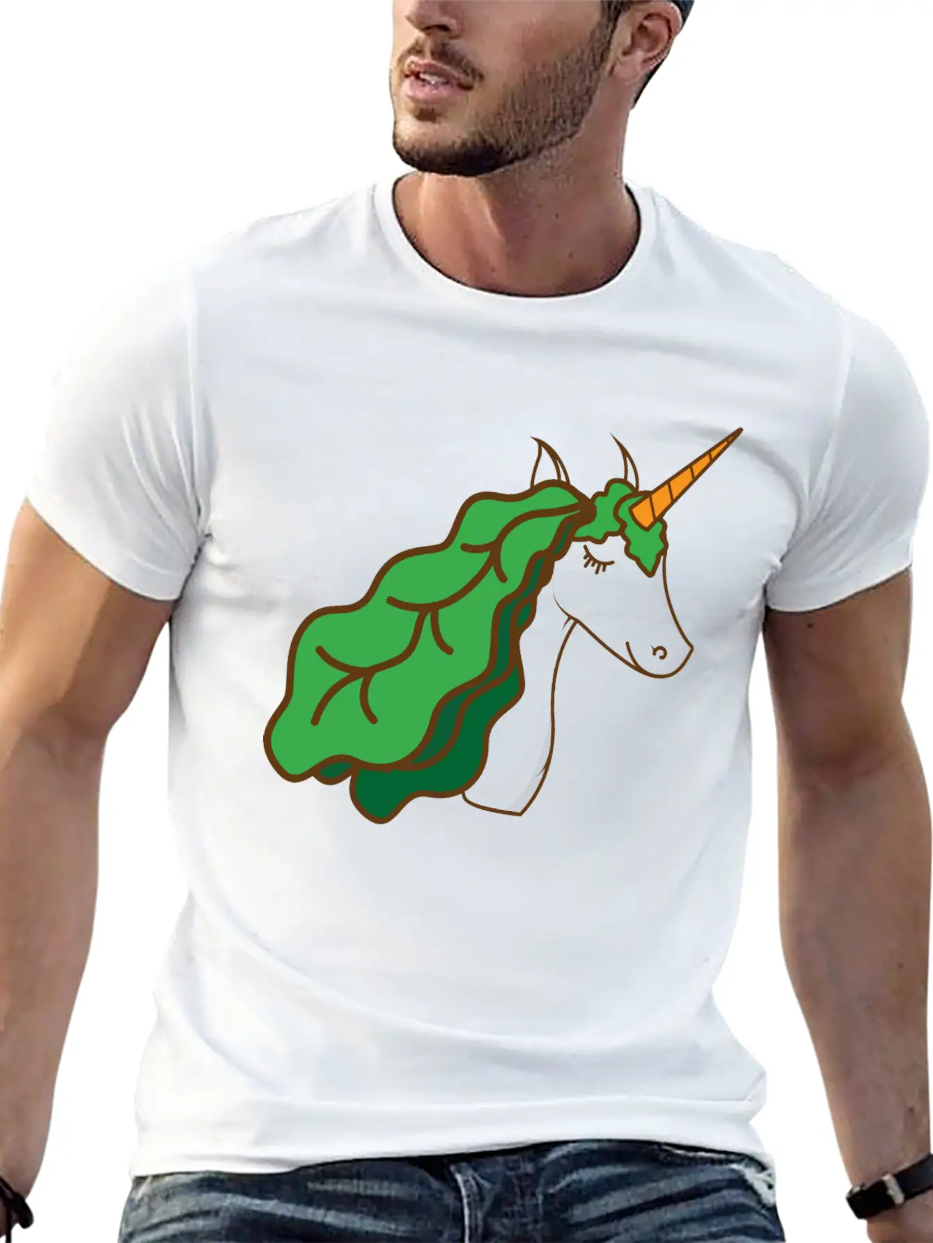 Unicorns Are Vegans Unicorns Are Vegan Vegans Stylish Everyday T-Shirt – Unisex Basic Cotton Tee