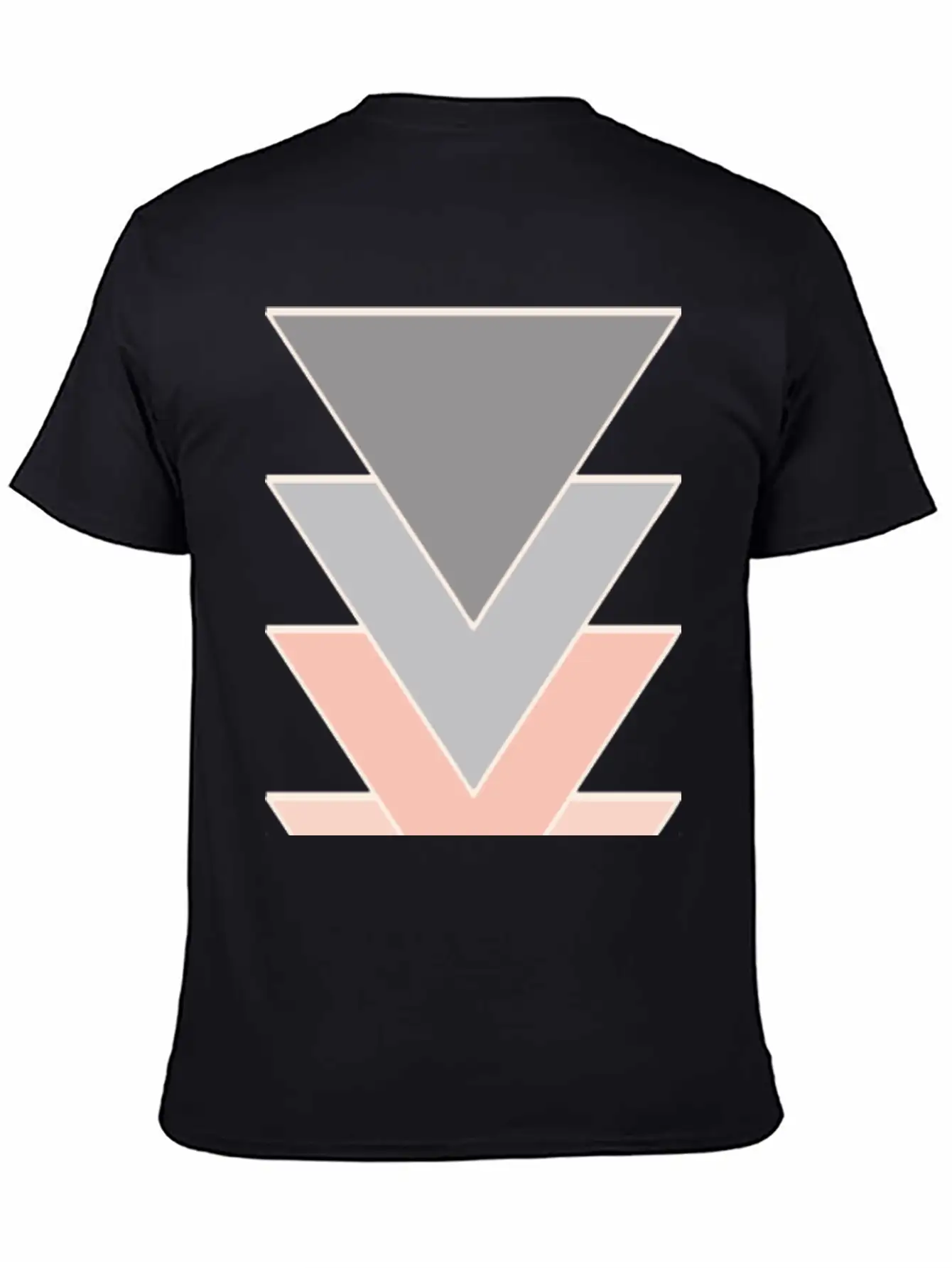 Unique Triangle Down Arrows Design Relaxed Everyday Tee – Lightweight And Durable Cotton