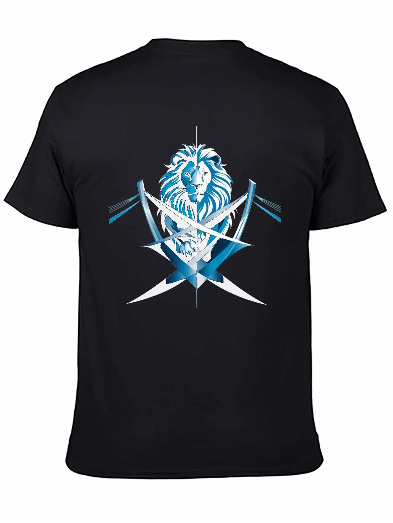 Unity Emblem: Lion And Bridge Intertwined Comfortable Minimalist Graphic Tee – Summer Style Essential