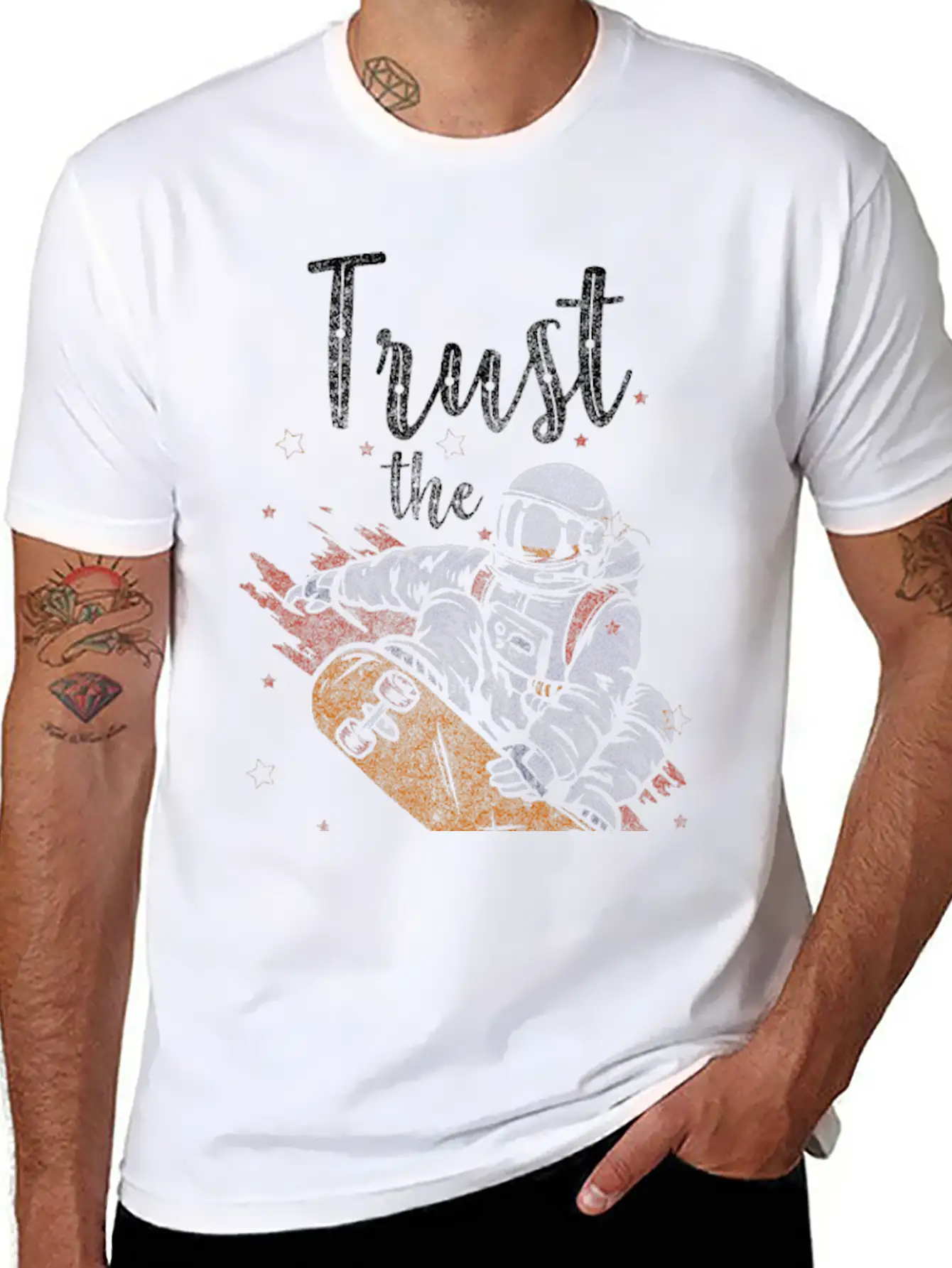 Universe Sun Rocket Mars Timeless Short Sleeve Tee – Comfy And Minimalist Design
