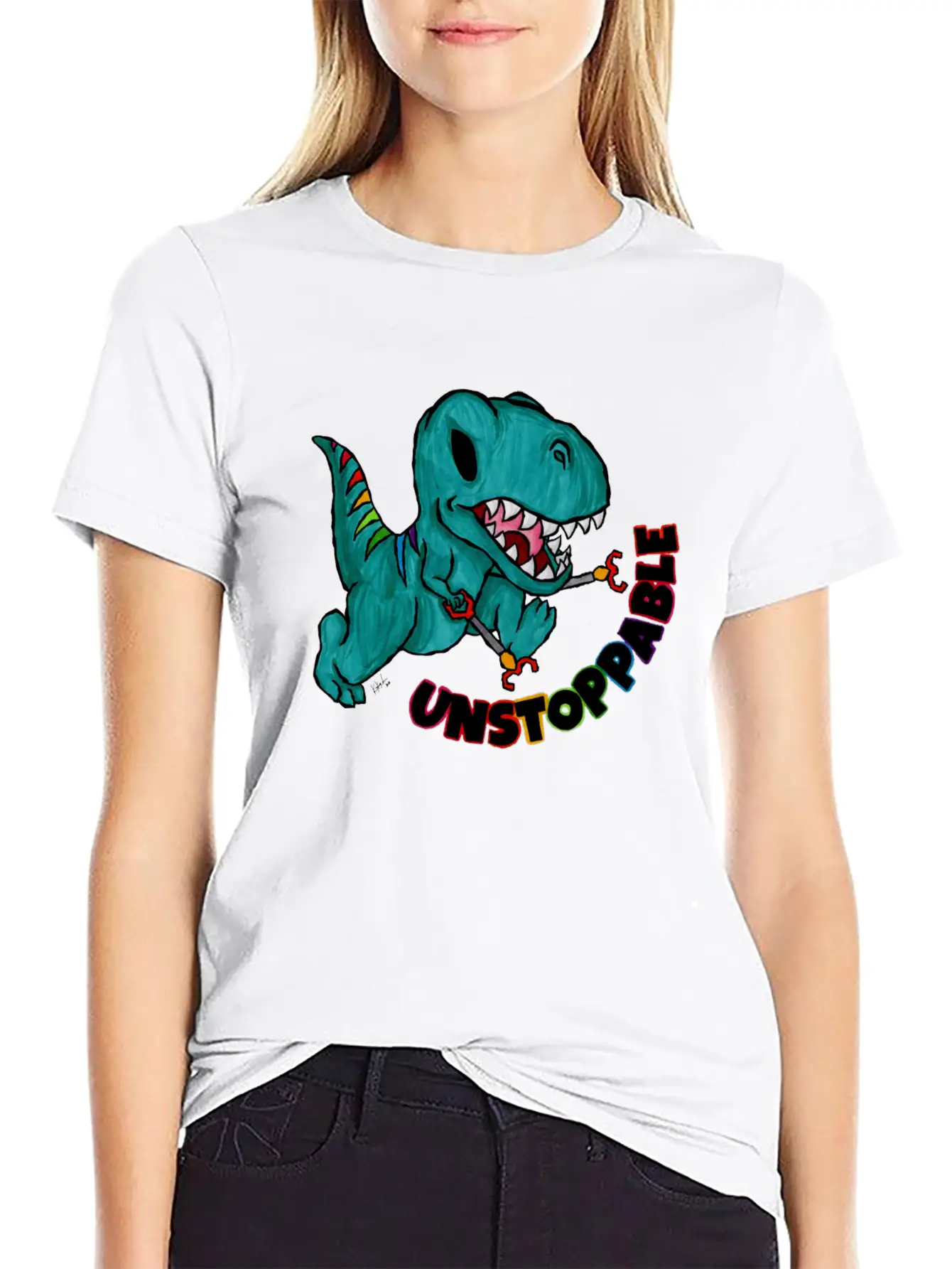Unstoppable Basic Graphic T-Shirt – Daily Comfort In Soft Cotton