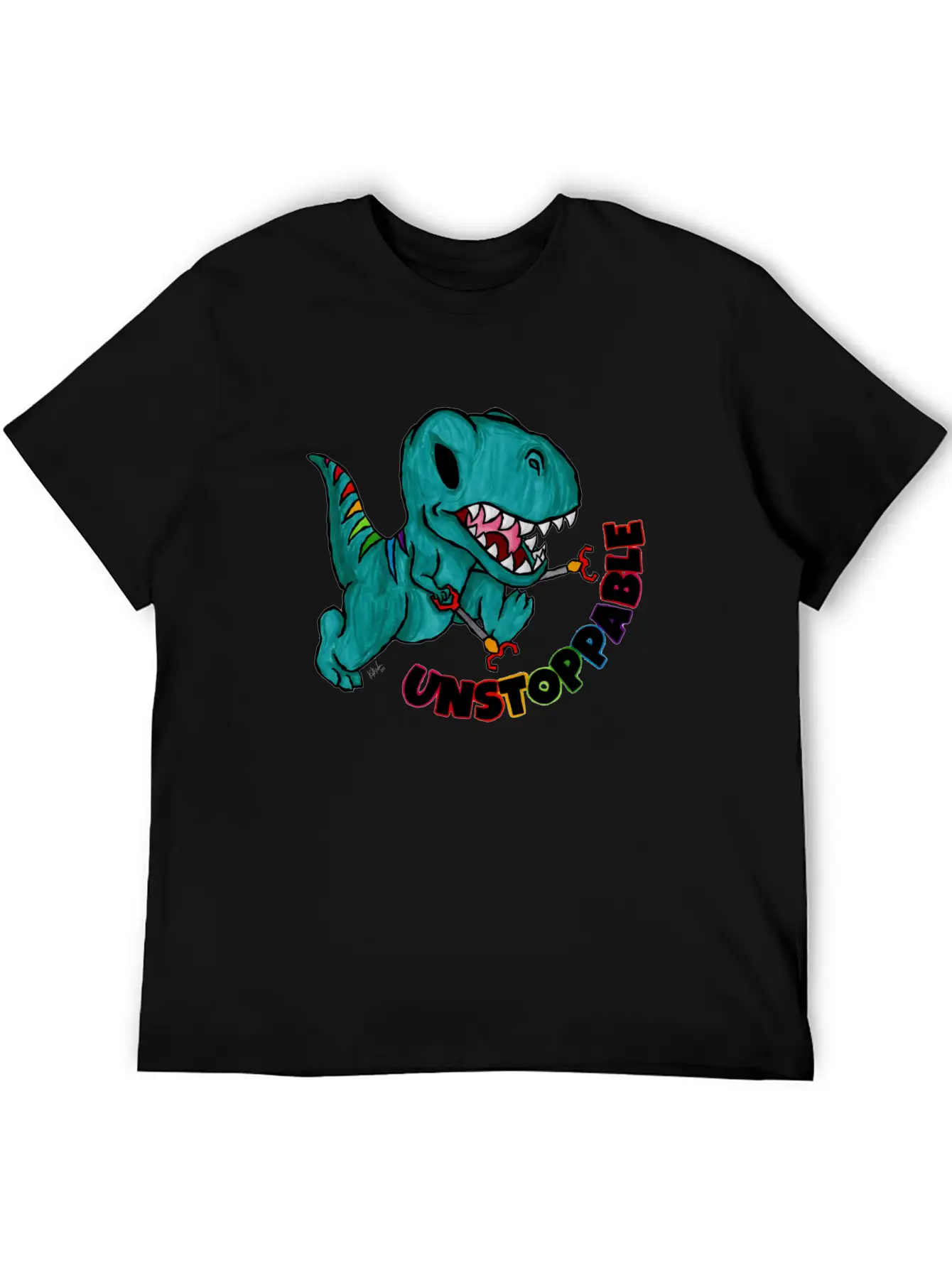 Unstoppable Basic Graphic T-Shirt – Daily Comfort In Soft Cotton